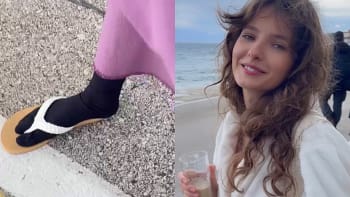 Sara Sandeva vynesla ponožky zařízlé v žabkách. Ze zákulisí natáčení na Jadranu mrazí