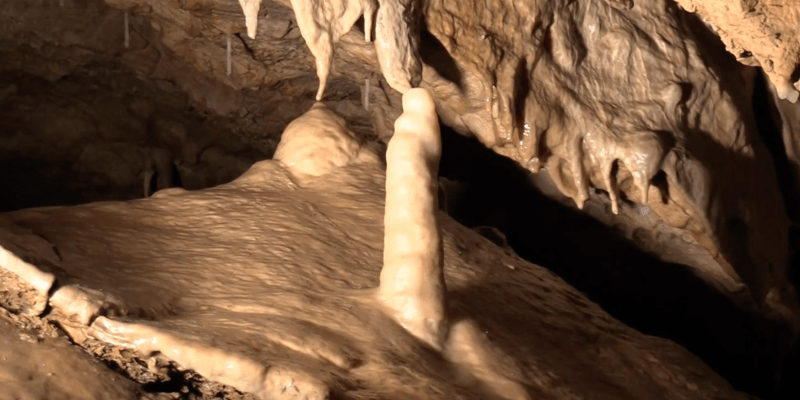 Krápníky v Bozkovských jeskyních