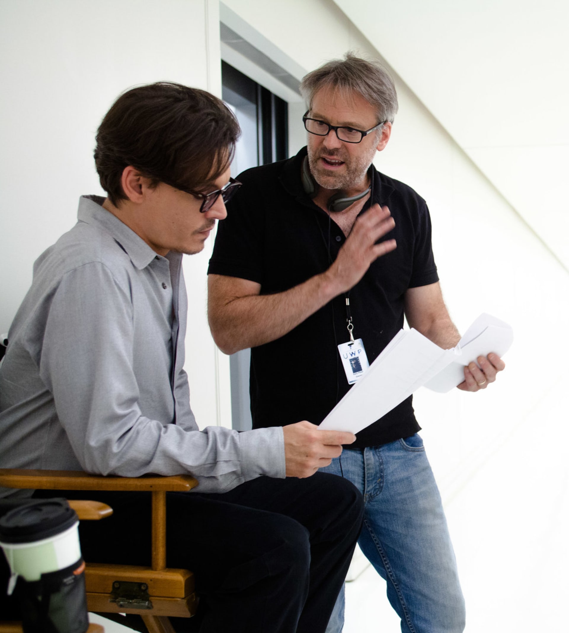 Johnny Depp s režisérem Nolanem