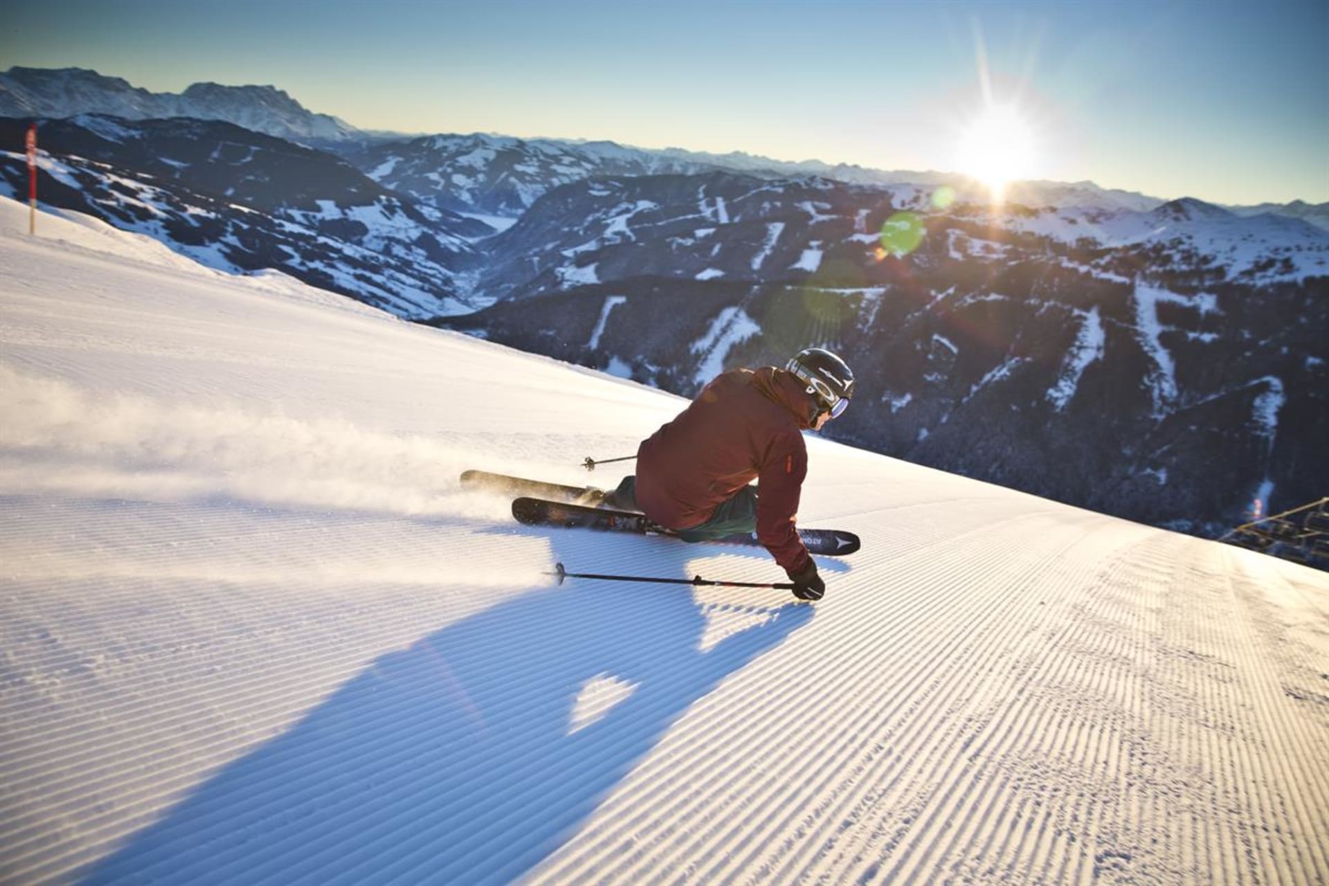 Středisko Saalbach-Hinterglemm nabízí špičkové lyžování