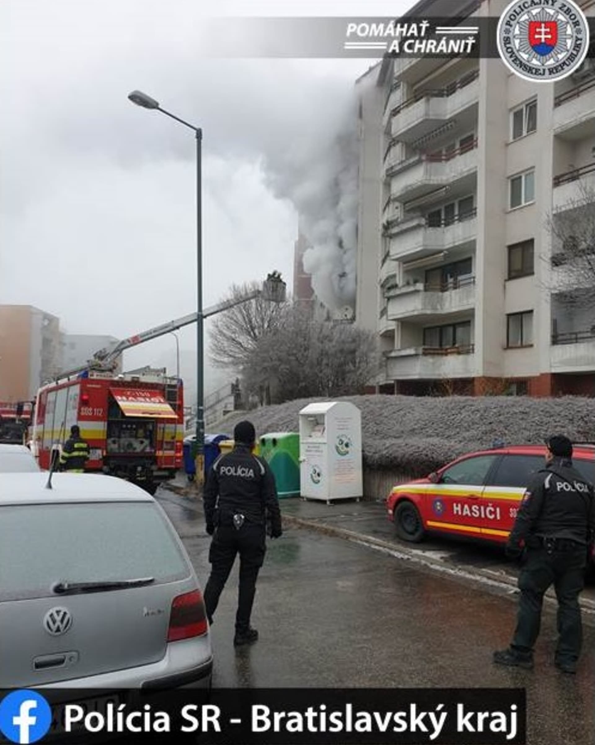 Výbuch v Bratislavě