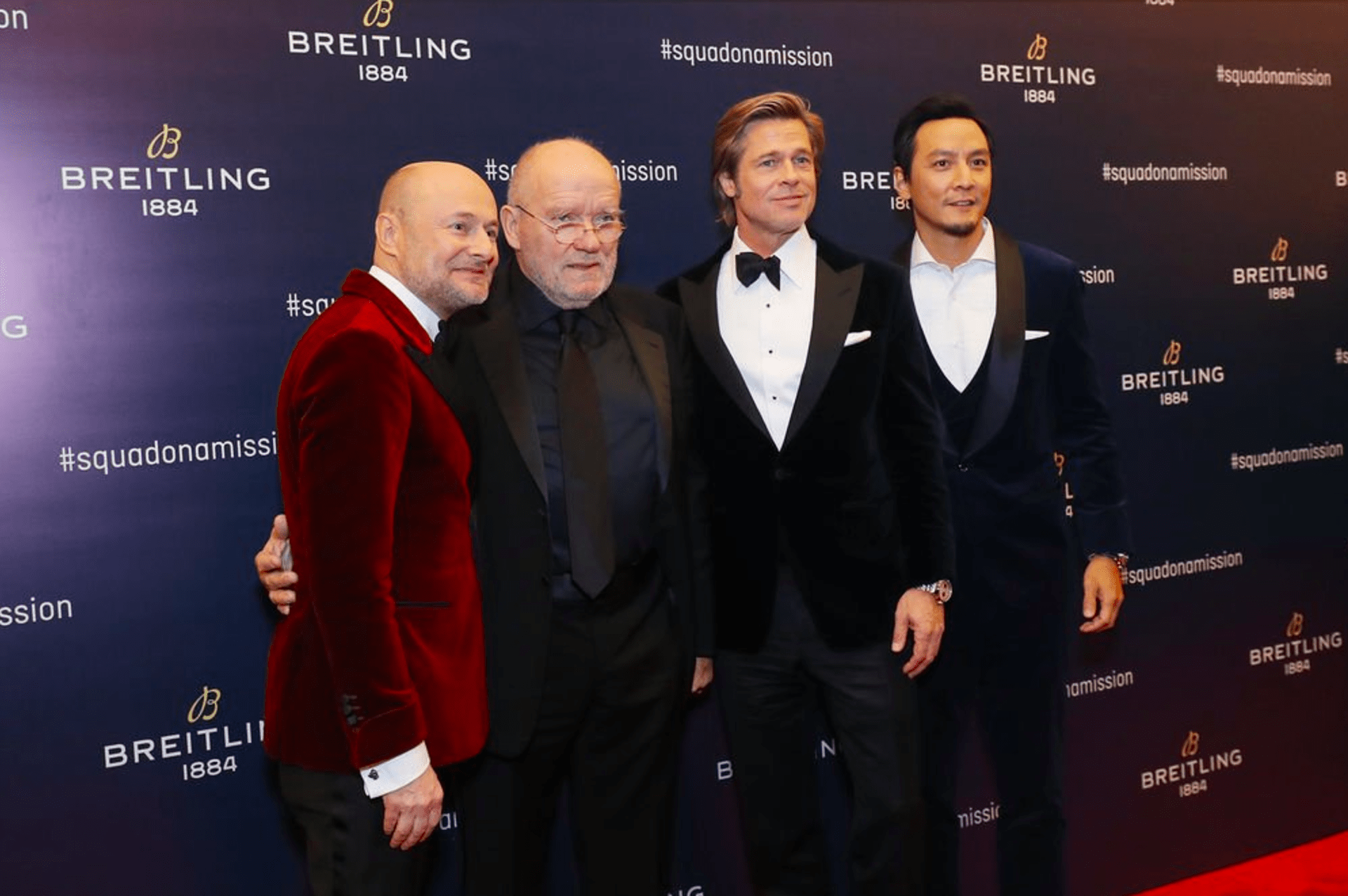 Brad Pitt se ukázal na červeném koberci v Číně