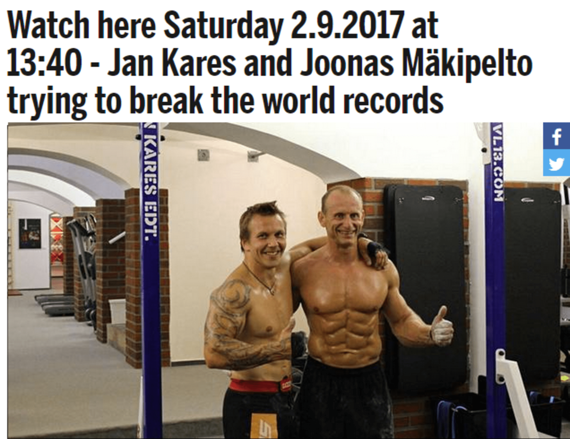 Jan Kareš - Překonal světový rekord ve Finsku