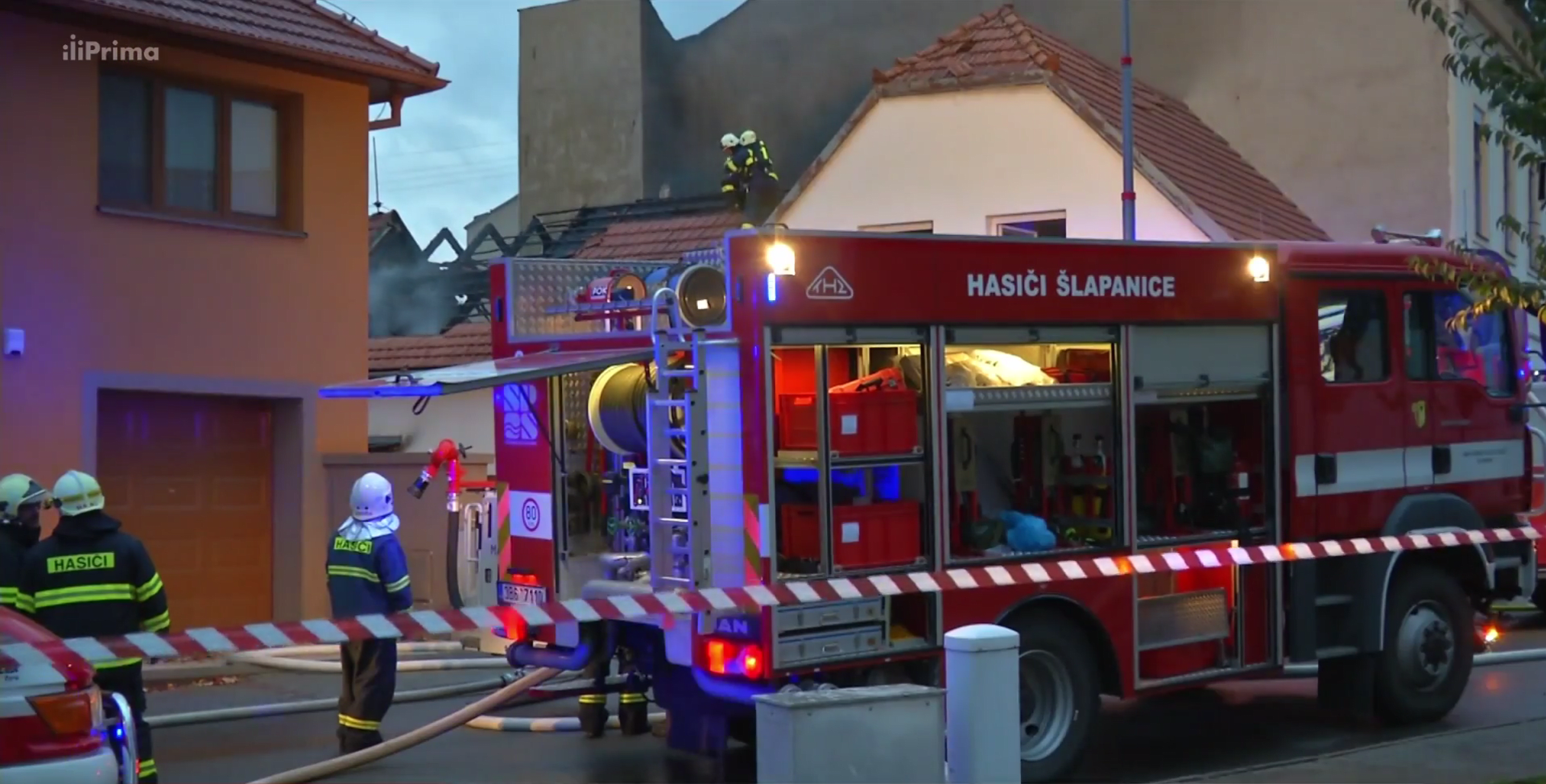 Požár rodinného domu na Brněnsku
