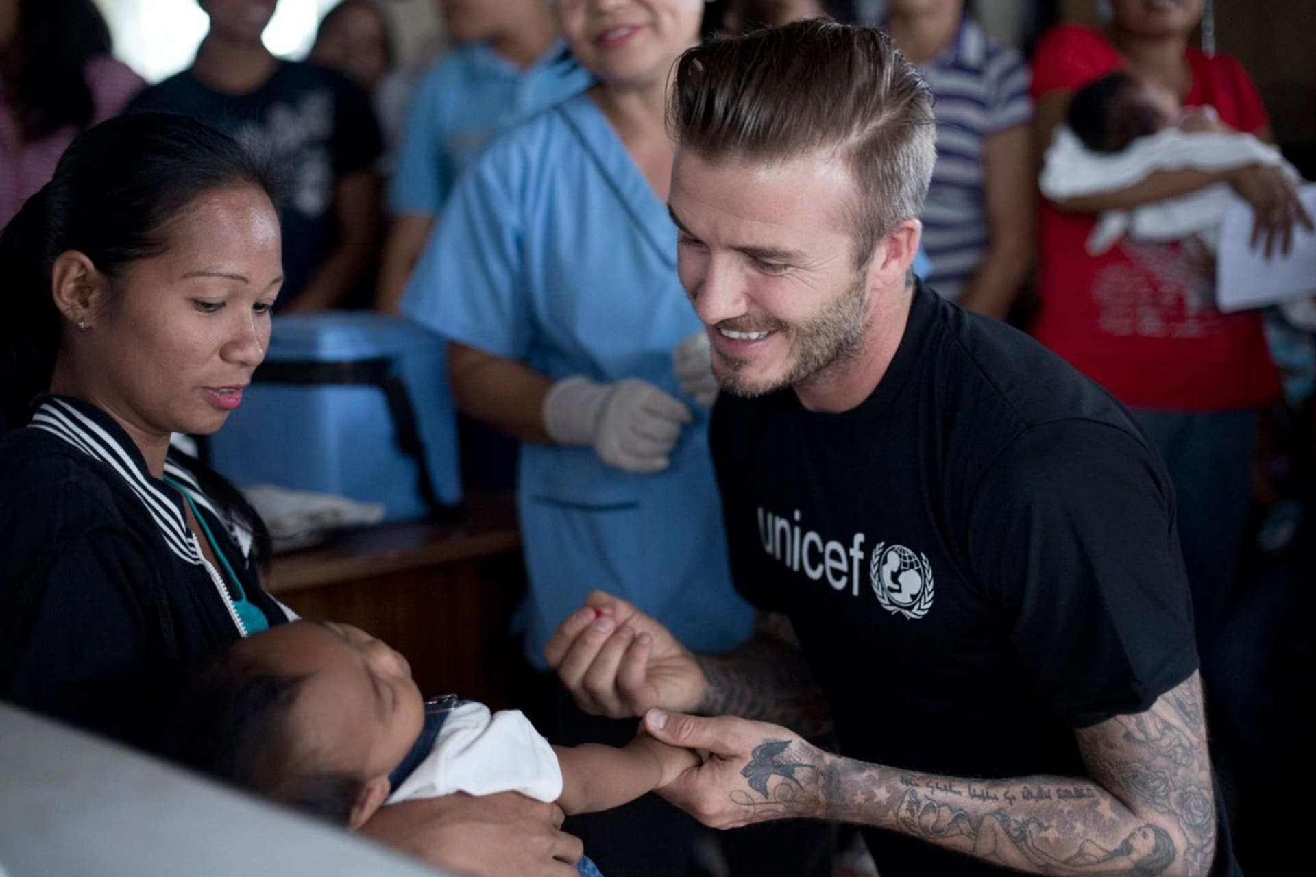 David Beckham se rád zapojí do každé pomoci