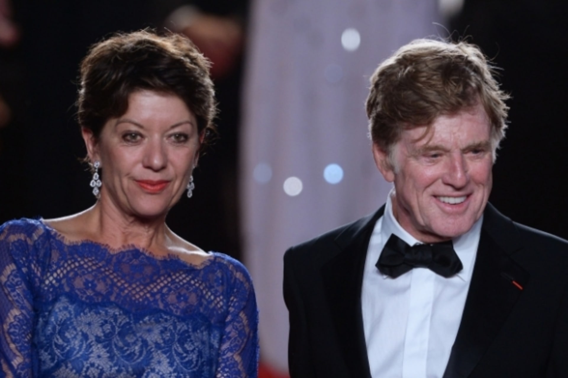 Robert Redford a  Sibylle Szaggars na filmovém festivalu v Cannes