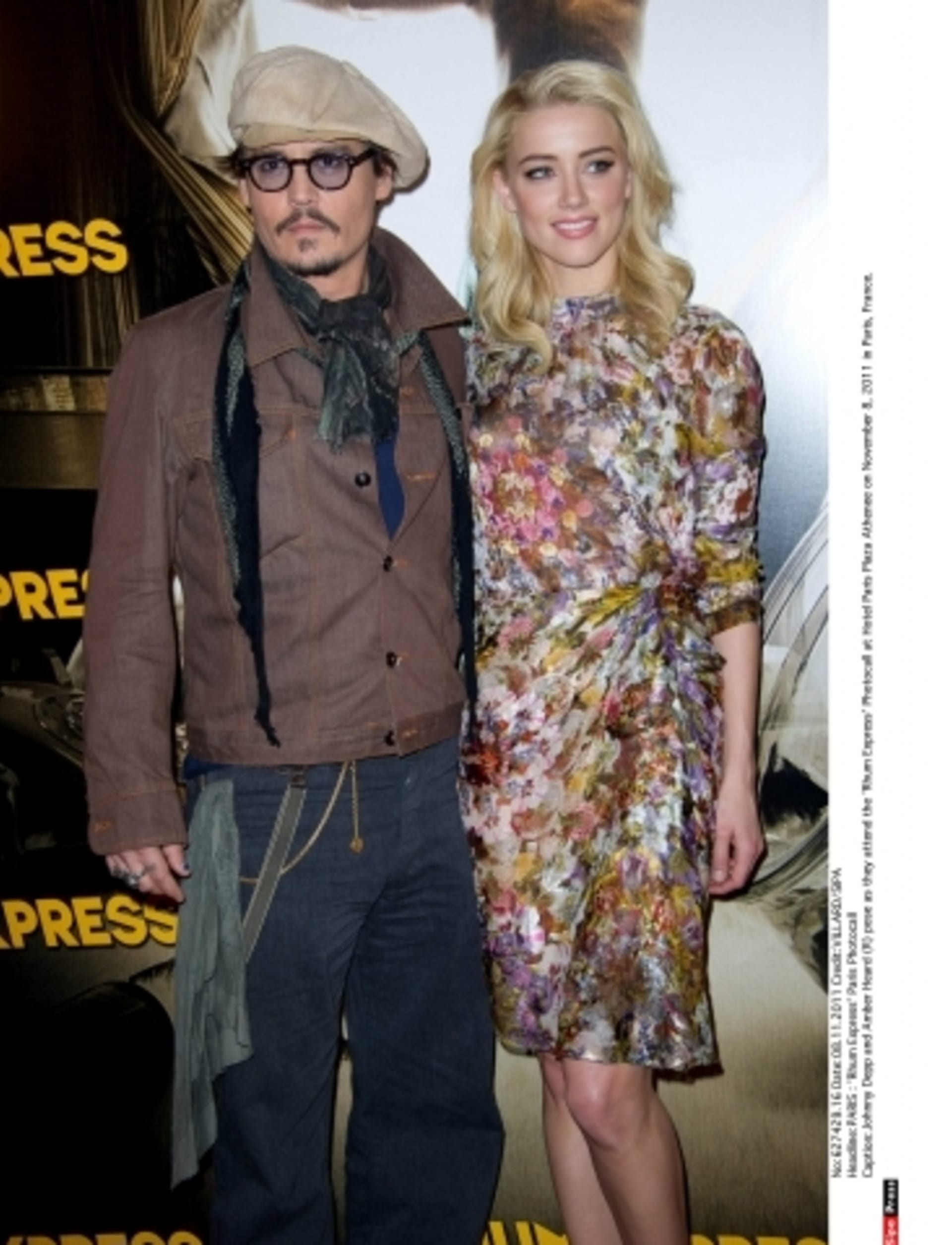 Johnny Depp se s Amber Heard seznámil při natáčení filmu Rumový deník
