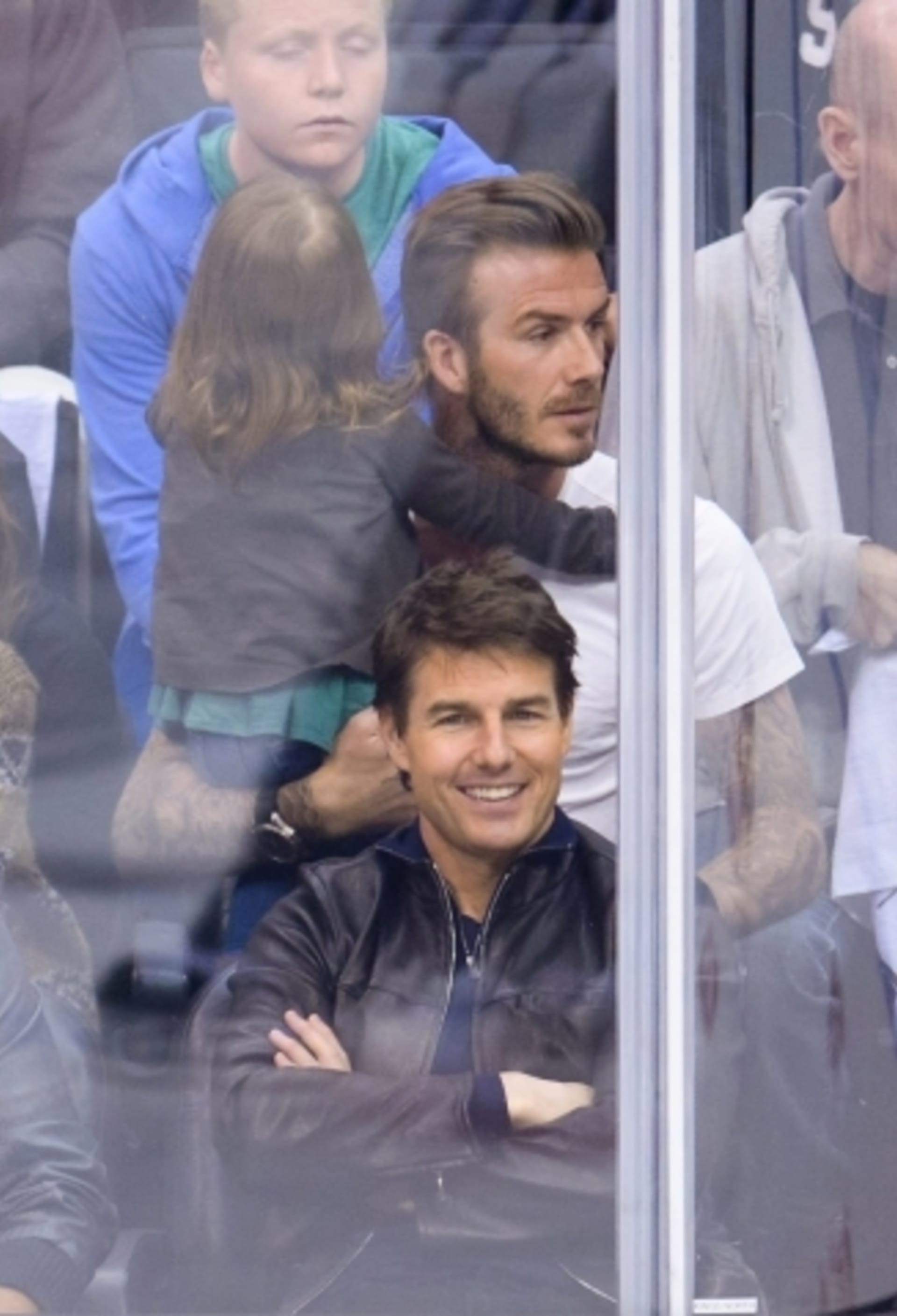 David Beckham s dcerou Harper a Tom Cruise