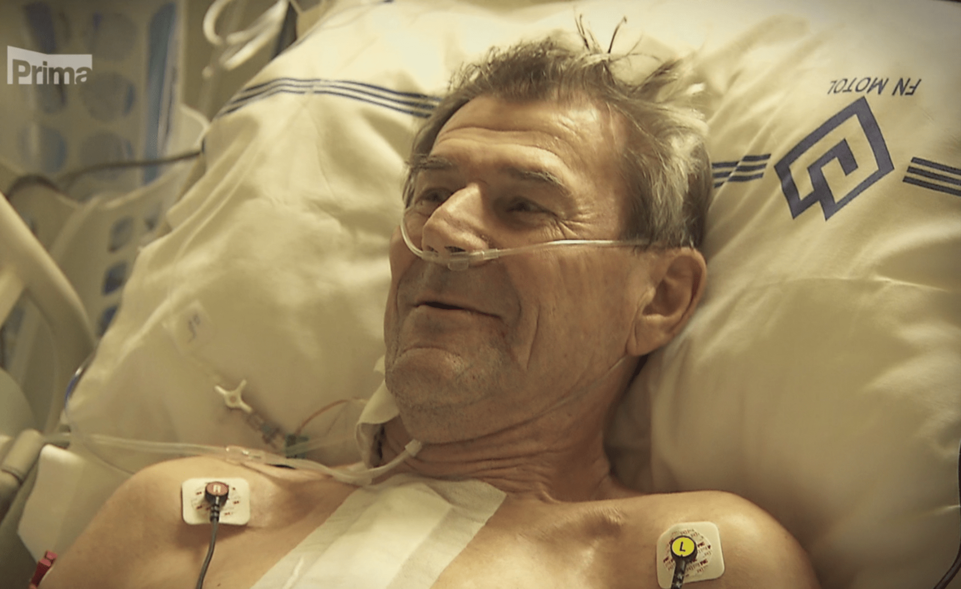 Pacient Rudolf Tomášek po operaci