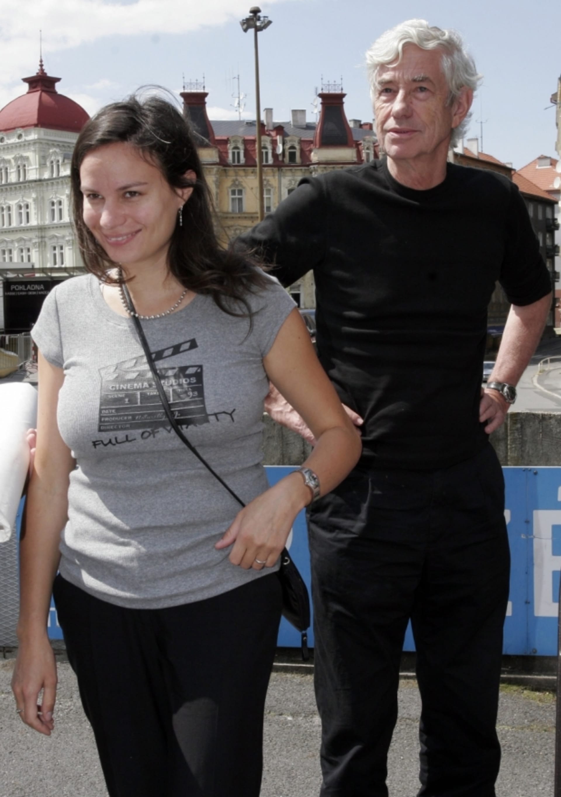 Jan a Eliška Kaplicky v roce 2008 na Filmovém festivalu v Karlových Varech