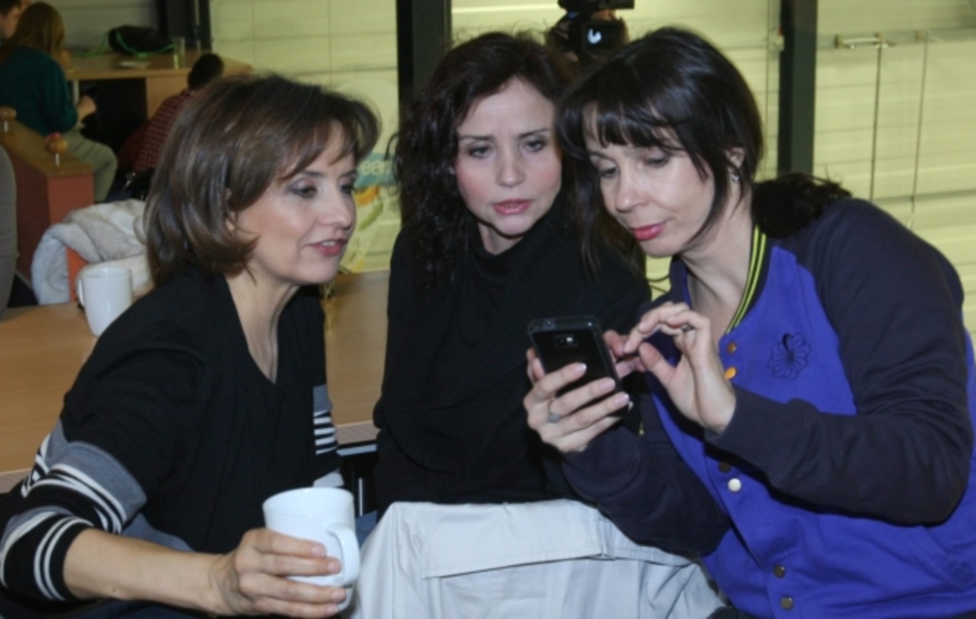Veronika Freimanová, Miroslava Pleštilová a Nela Boudová (zleva) reprezentovaly HDK Karlín