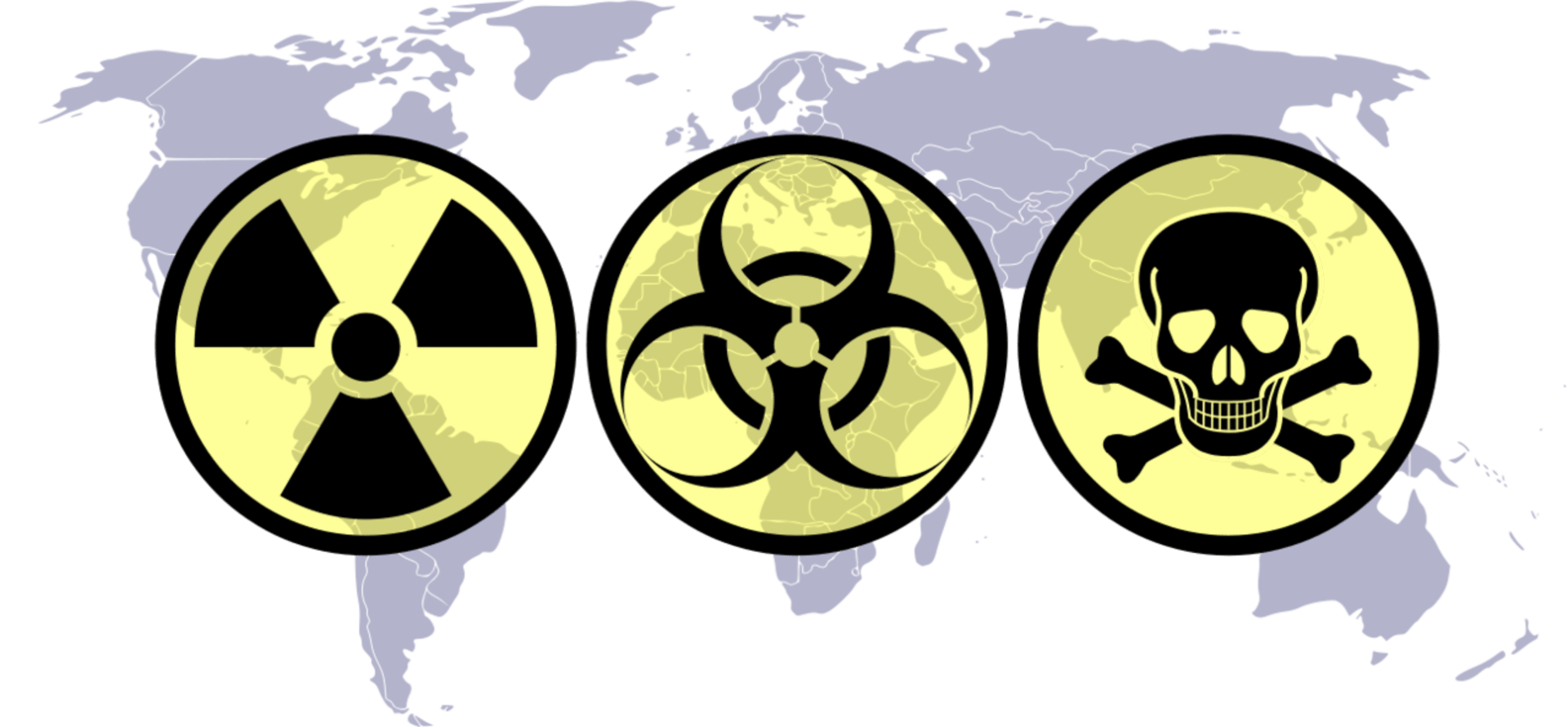 Značky pro jaderné a biologické nebezpečí