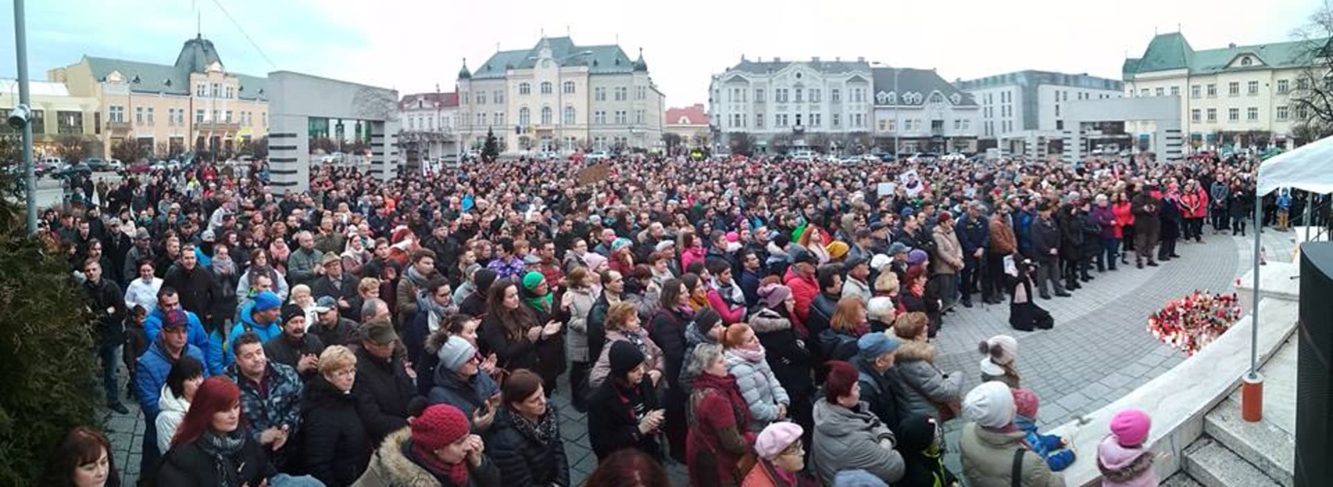 demonstrace na Slovensku
