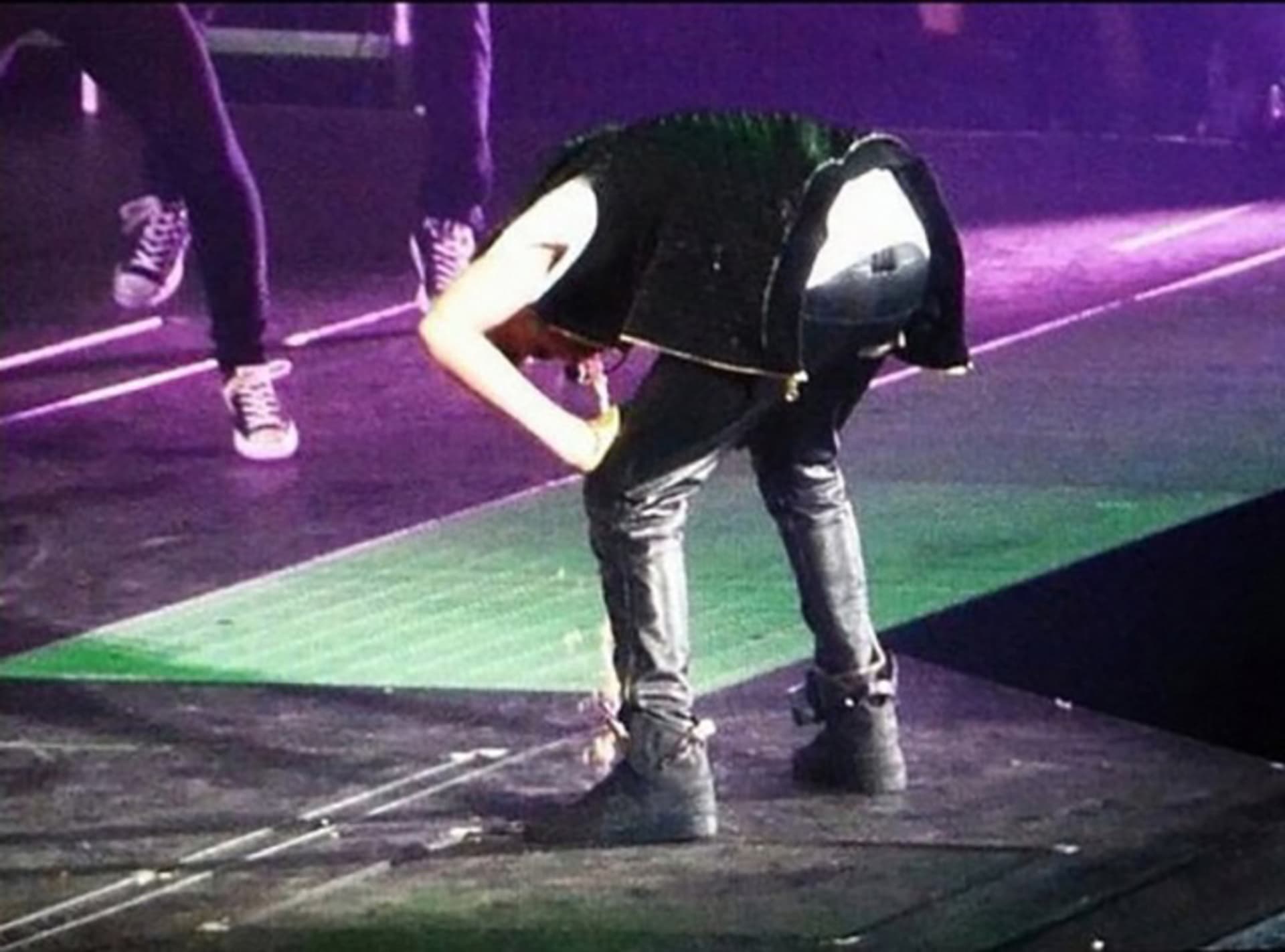 V září 2012 se Justinovi při jednom z jeho koncertů udělalo nevolno. A to přímo na pódiu... Zpěvák se dal ale rychle dohromady a koncert odezpíval do konce.
