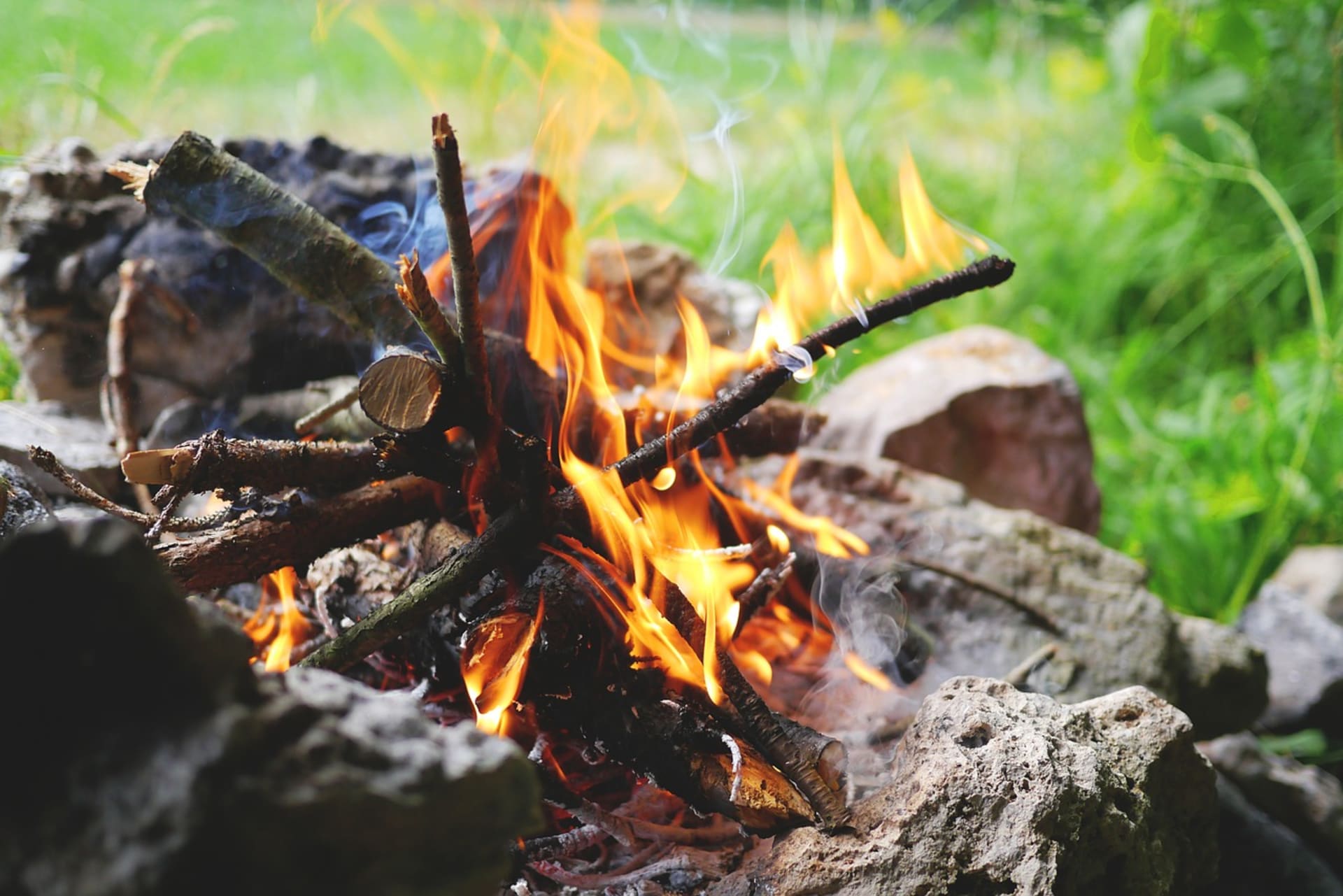 Oheň můžete rozdělat minimálně 50 metrů od lesa...
