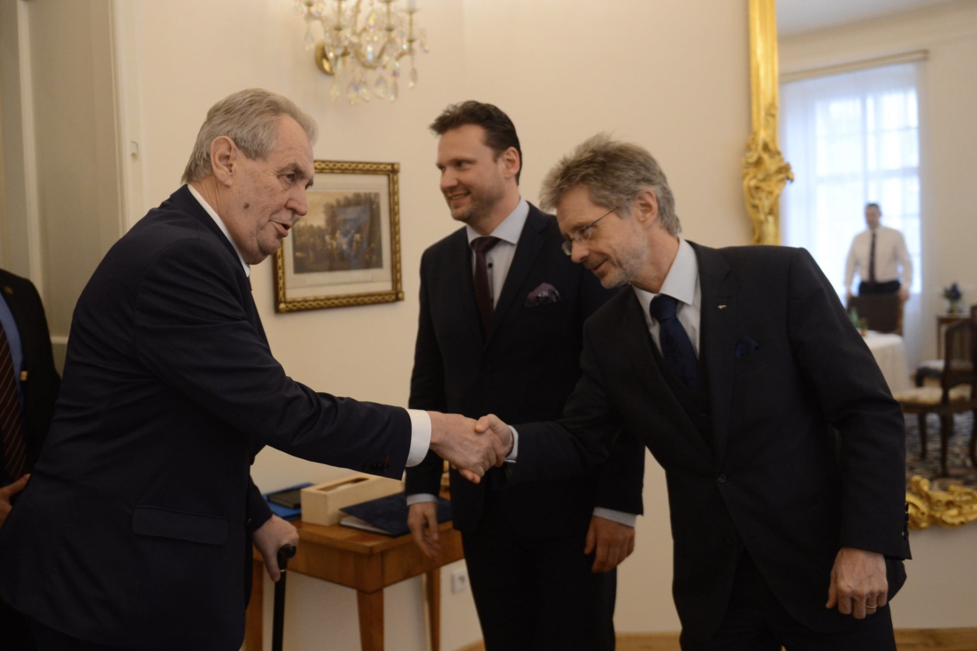 Prezident Zeman přijal nejvyšší ústavní činitele ČR