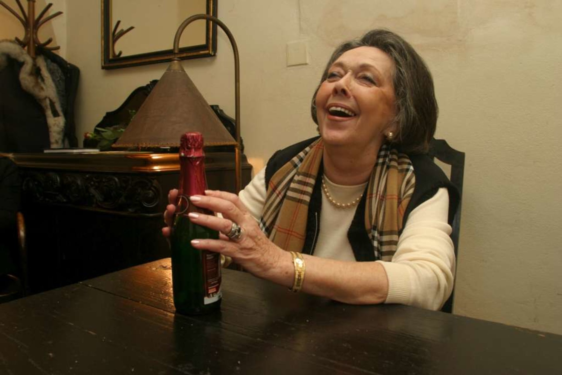 Jiřina Jirásková si ráda koštla i dobrého pití