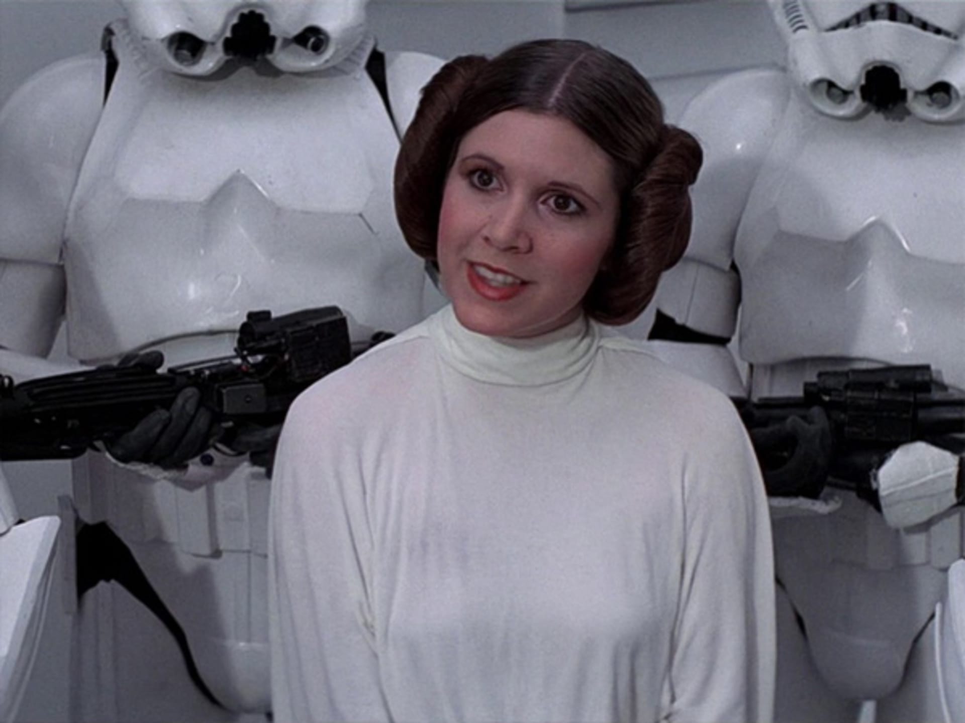 Princezna Leia v Epizodě IV