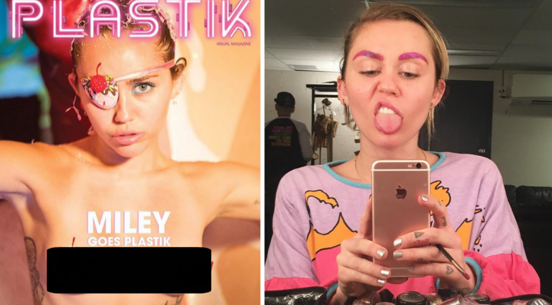 Miley pro Plastik magazine