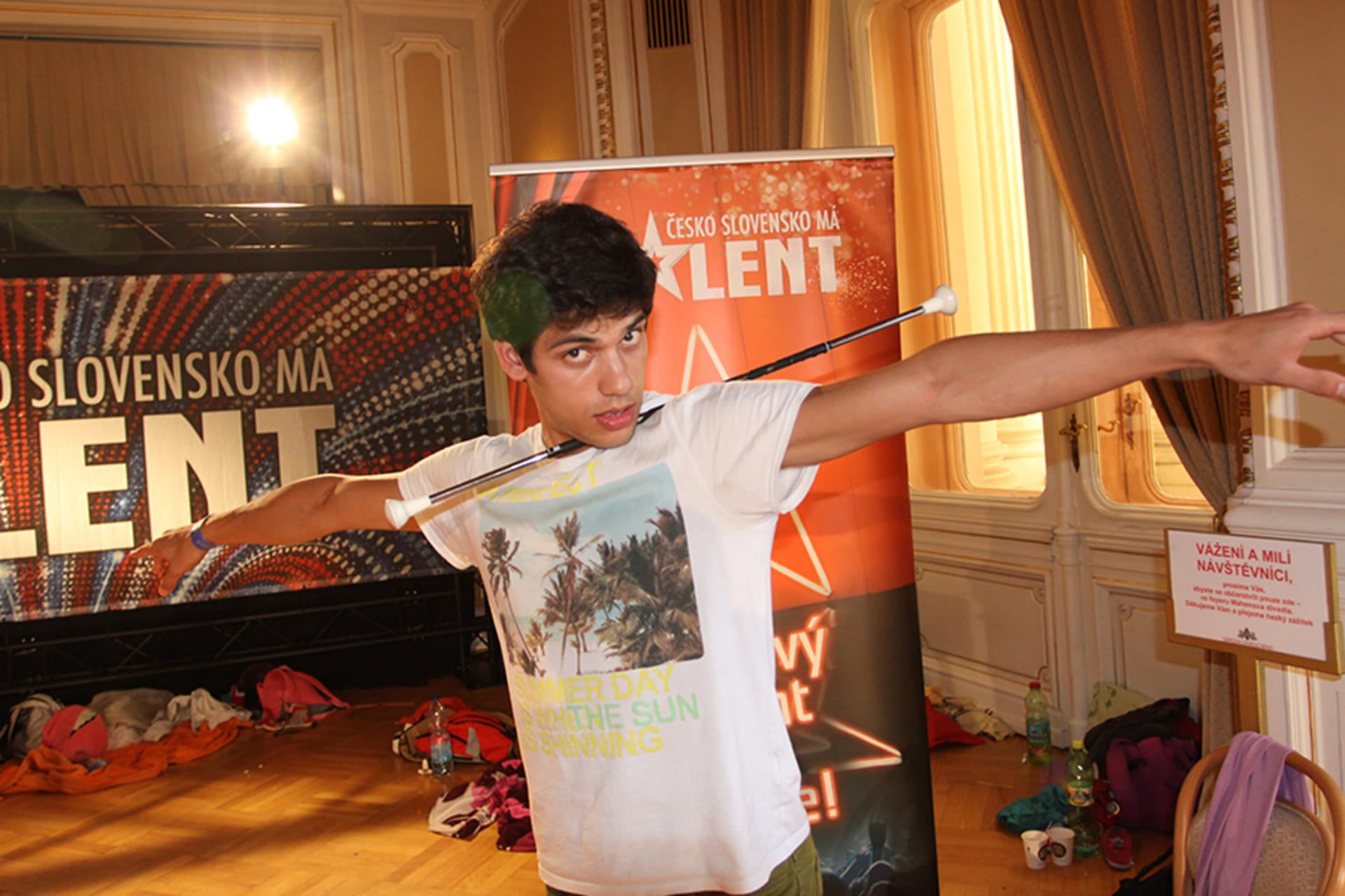 Deník z Talentu 2013: Den druhý - Lubomír Kabrt - baton twirling