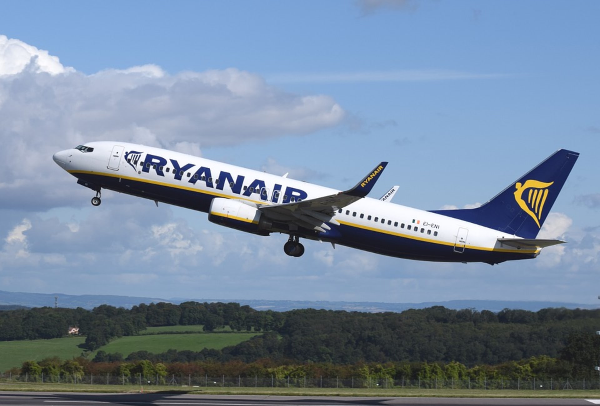 Letadlo společnosti Ryanair