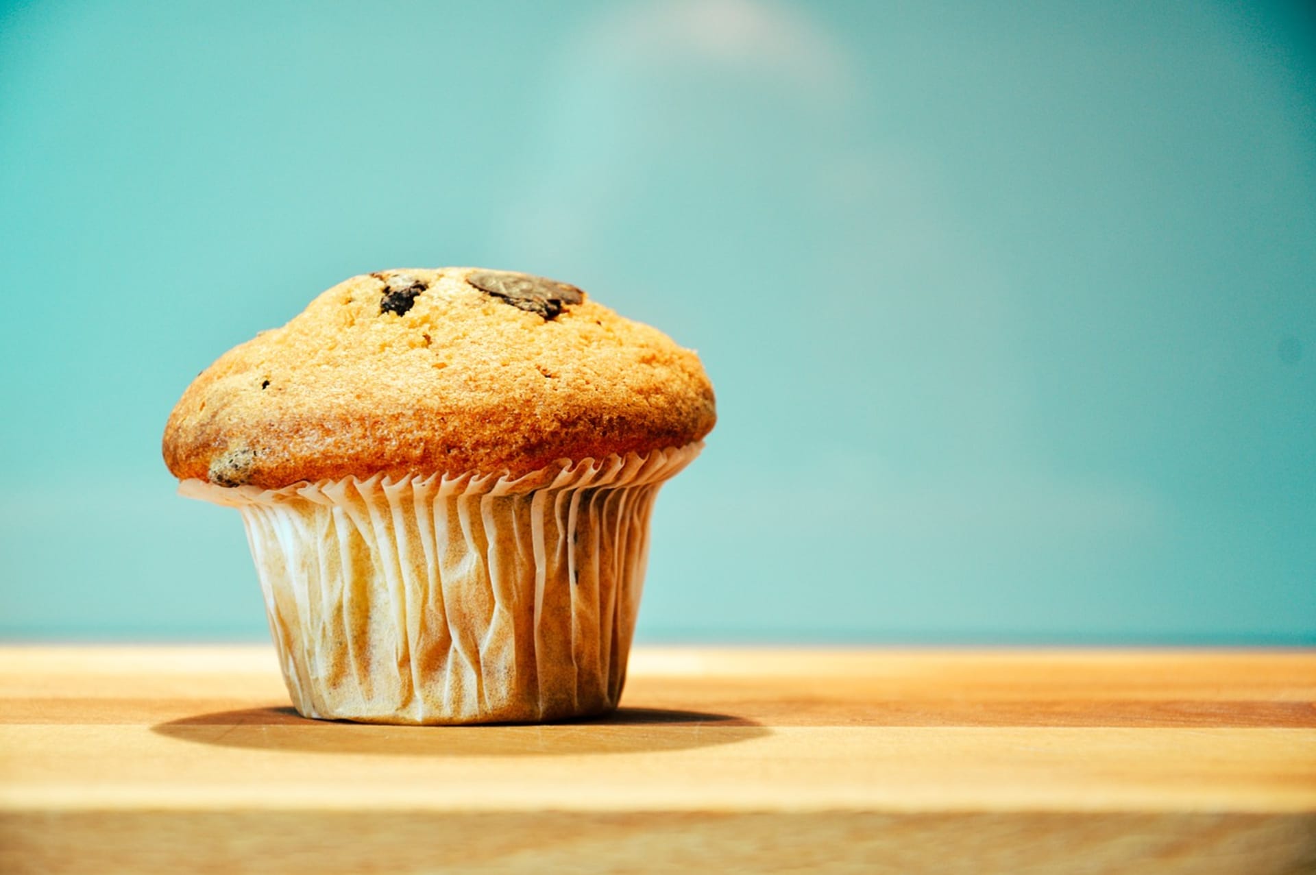 Když už sladkost, domácí muffin je lepší než sušenka...