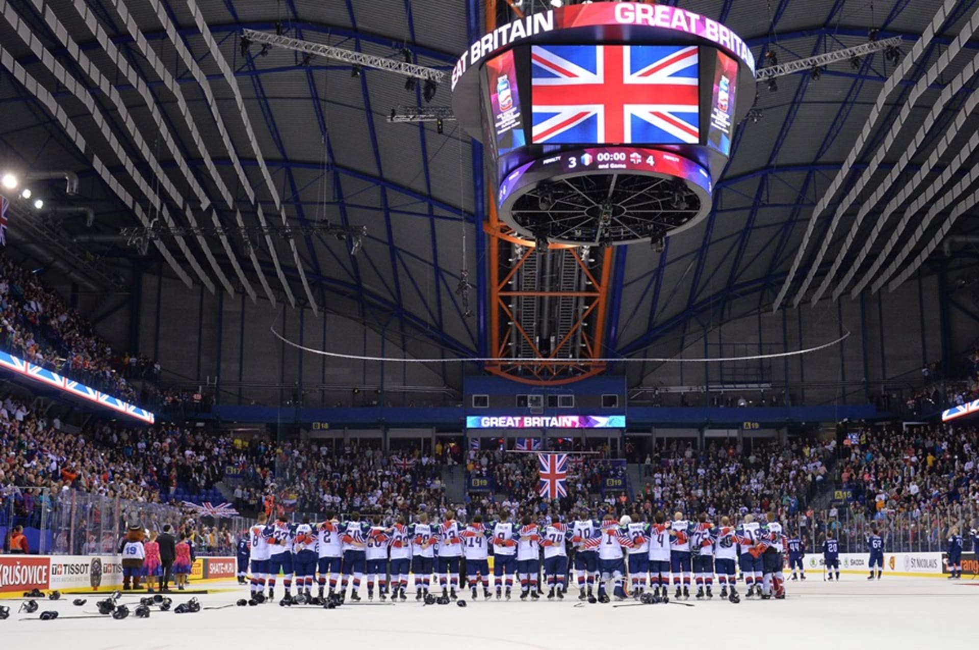 Britové si poprvé na MS vyslechli hymnu po vítězném zápase