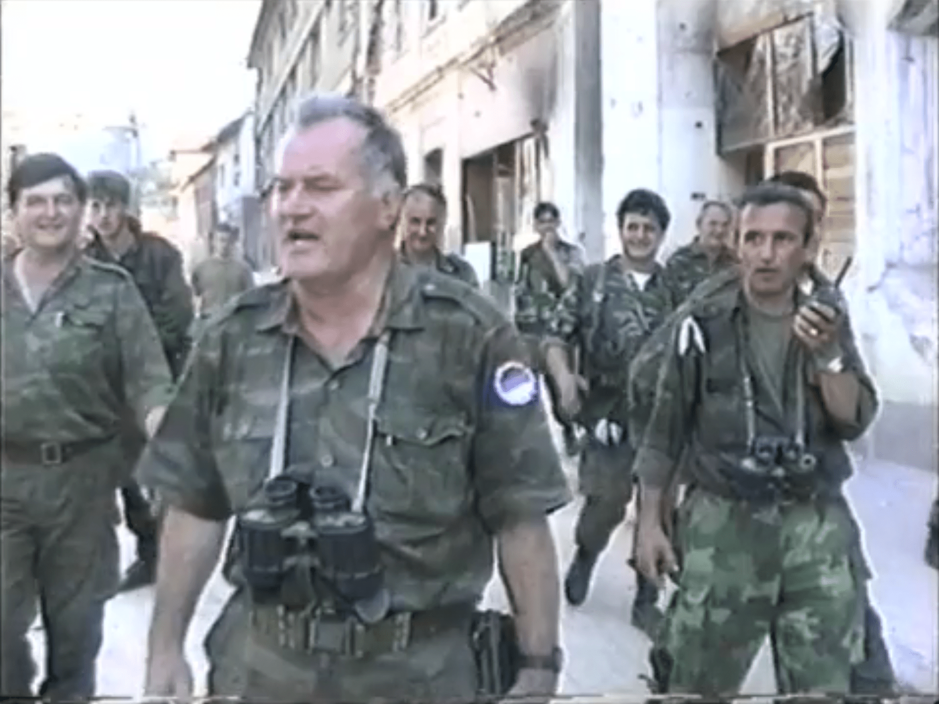 Ratko Mladić během války v Bosně a Hercegovině v 90. letech