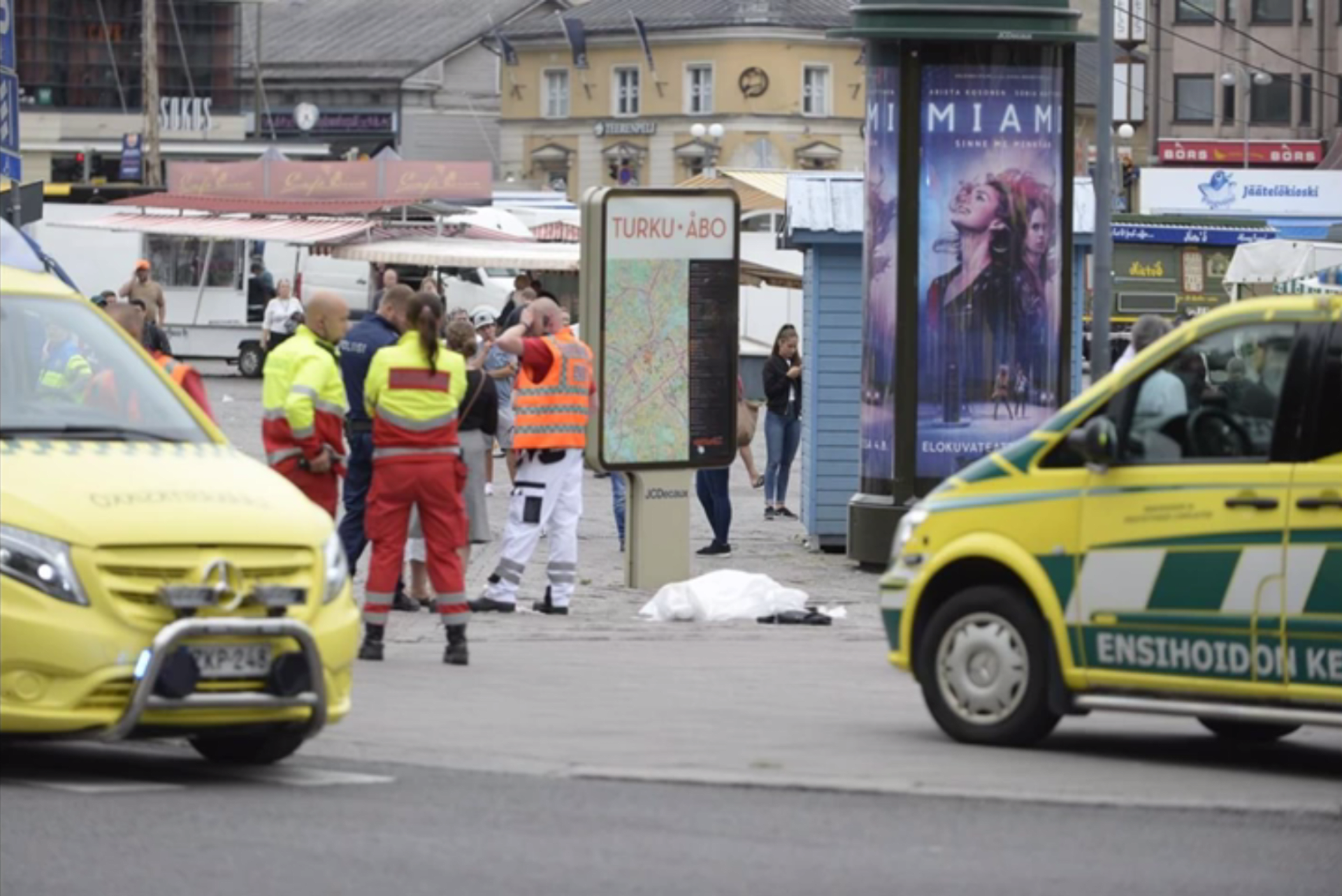Útok ve finském městě Turku