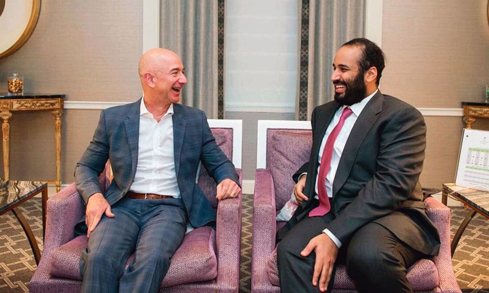 Jeff Bezos a Mohammed bin Salman