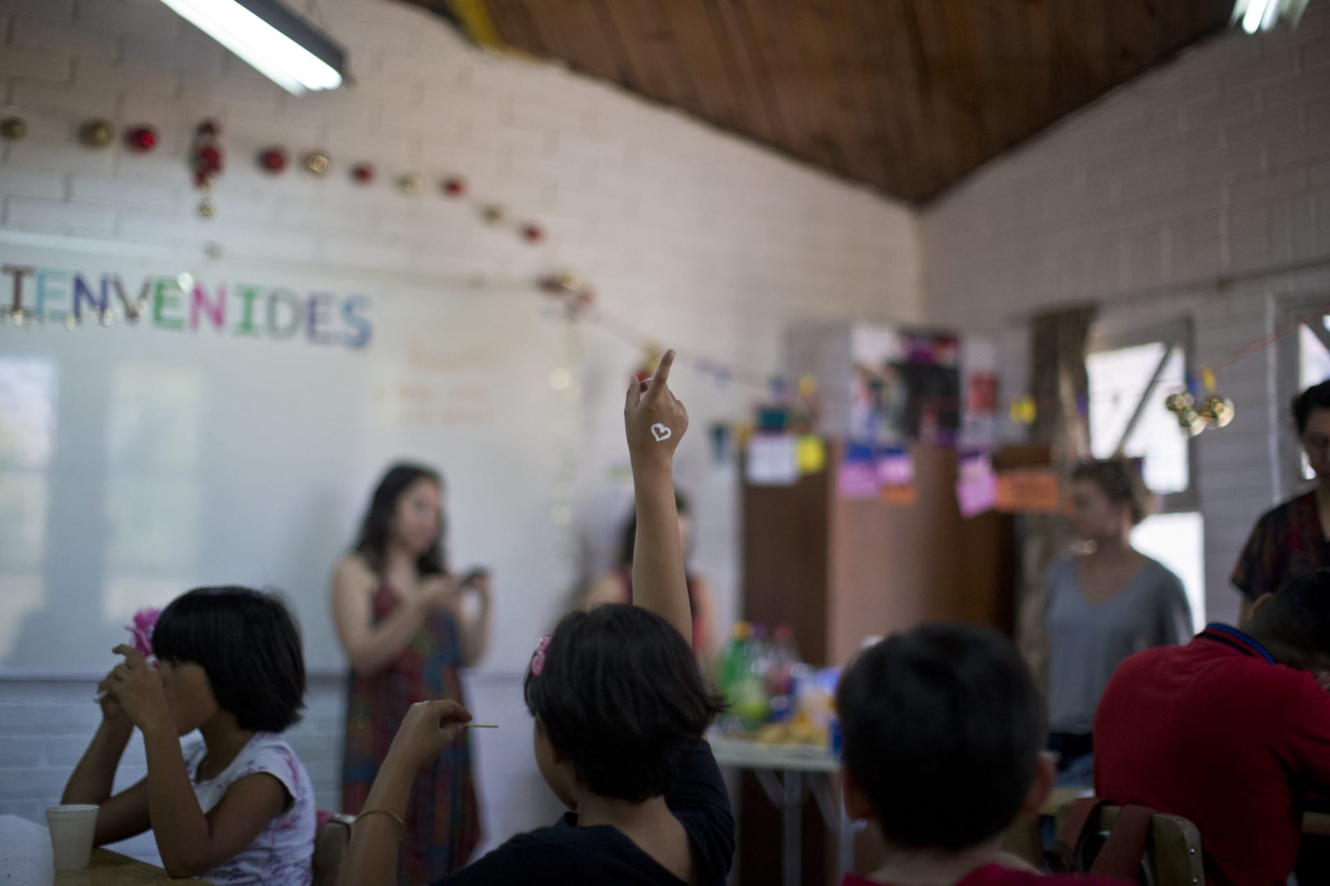 transgender děti při vyučování ve škole Amaranta Gomez v Chile