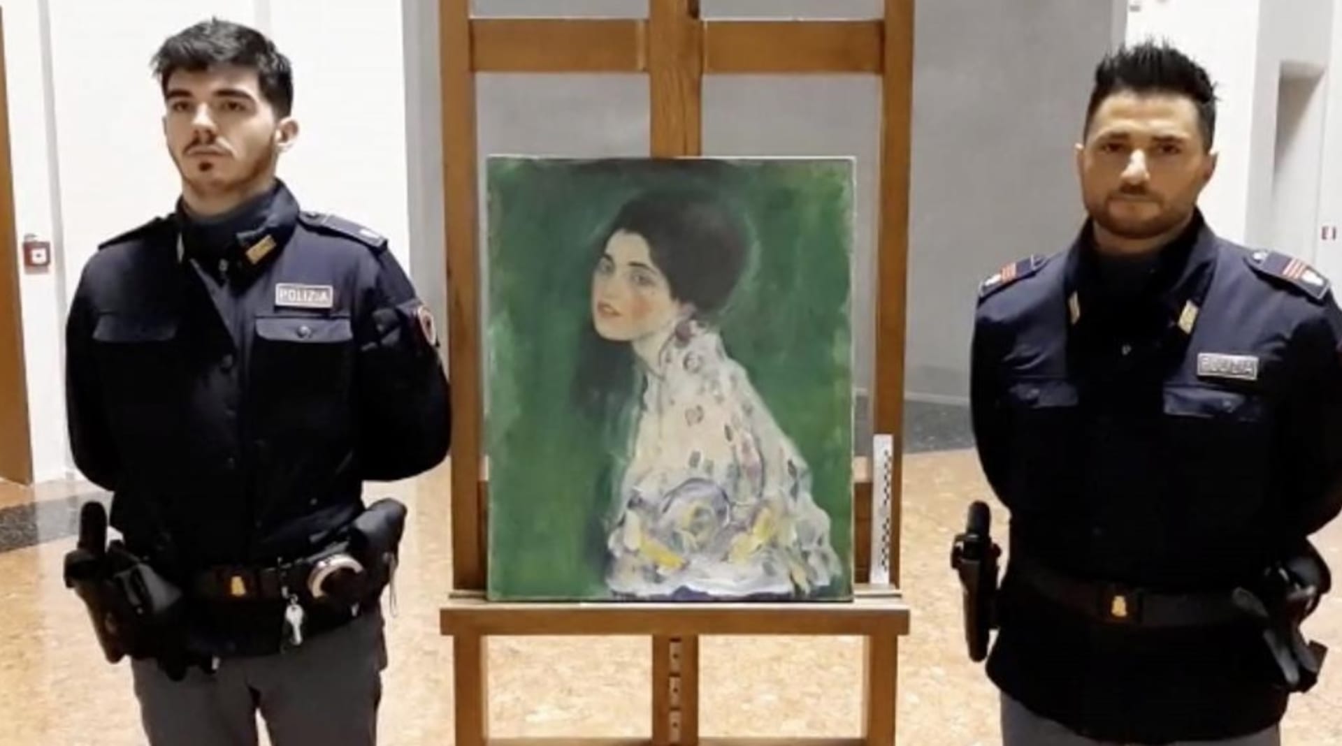 Portrét dámy od Gustava Klimta