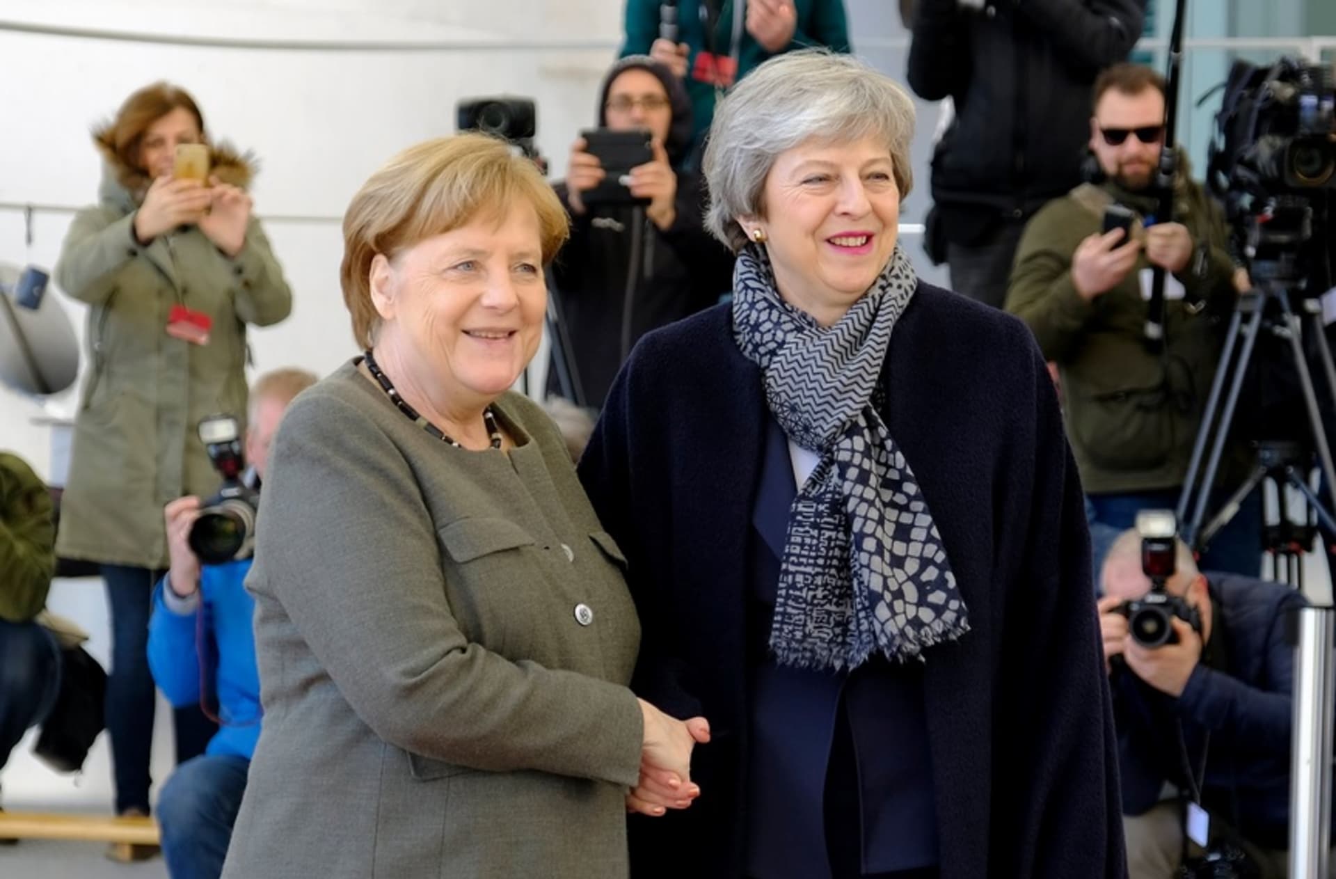 Ilustrační foto: Angela Merkelová a Theresa Mayová