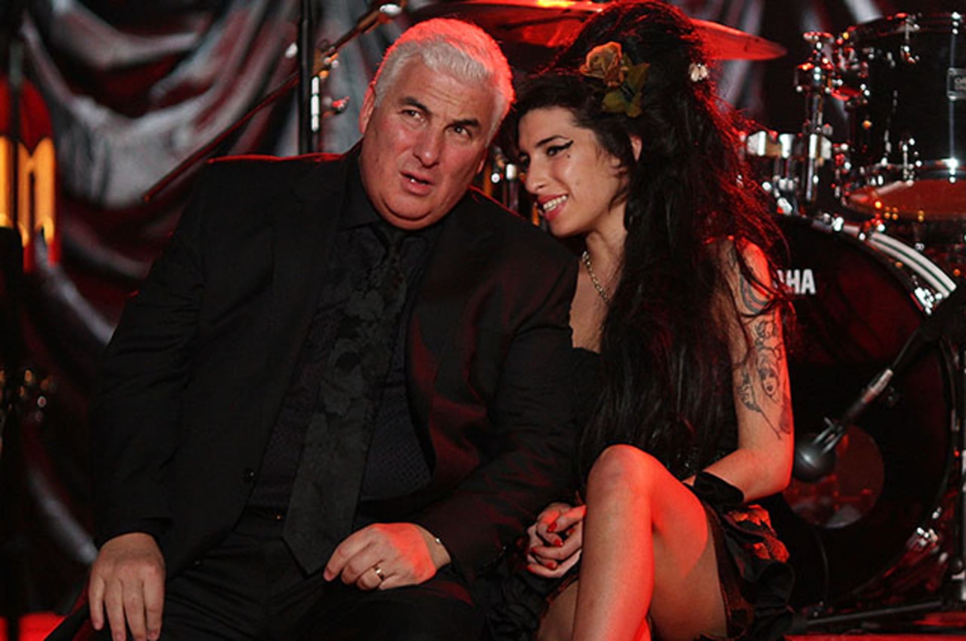 Amy Winehouse a Mitch Winehouse.
