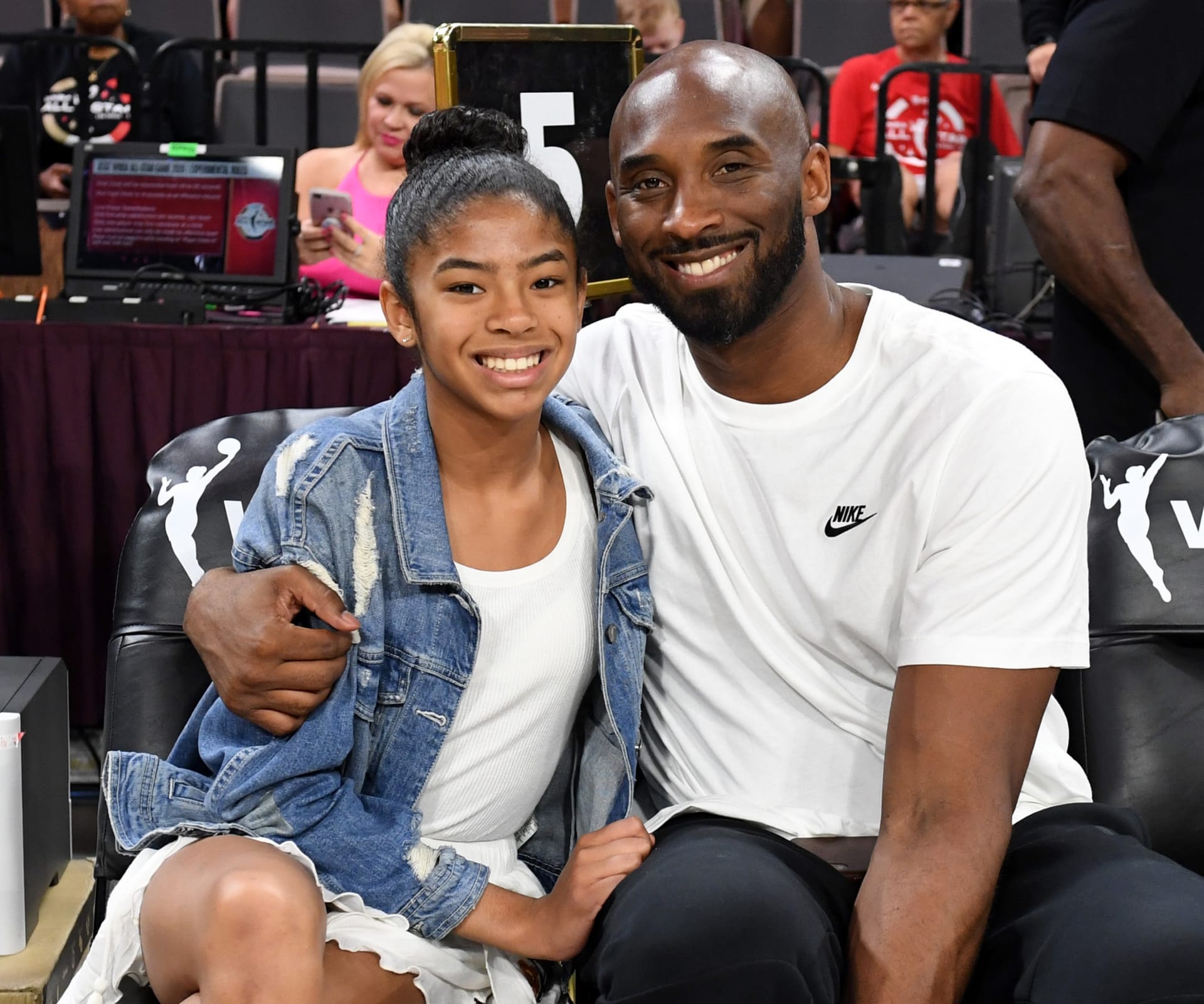 Kobe Bryant s dcerou Giannou