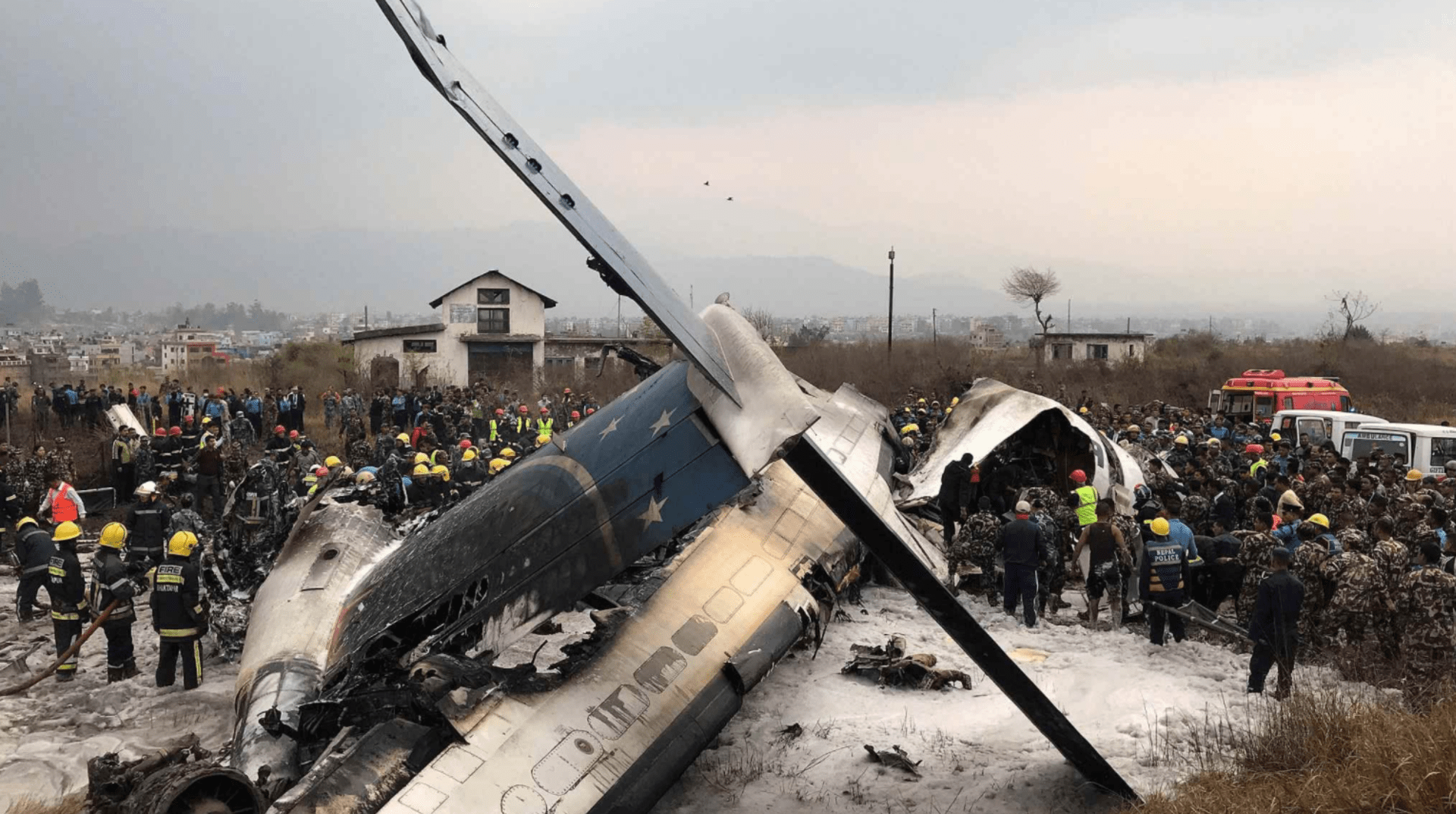 havárie letadla v Nepálu