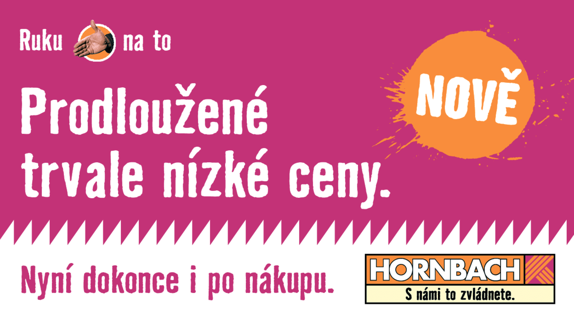 Hornbach - Prodloužené trvale nízké ceny.