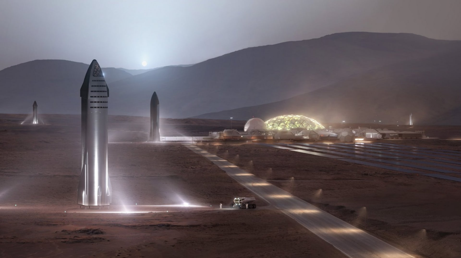 Nejnovější vesmírná loď společnosti SpaceX