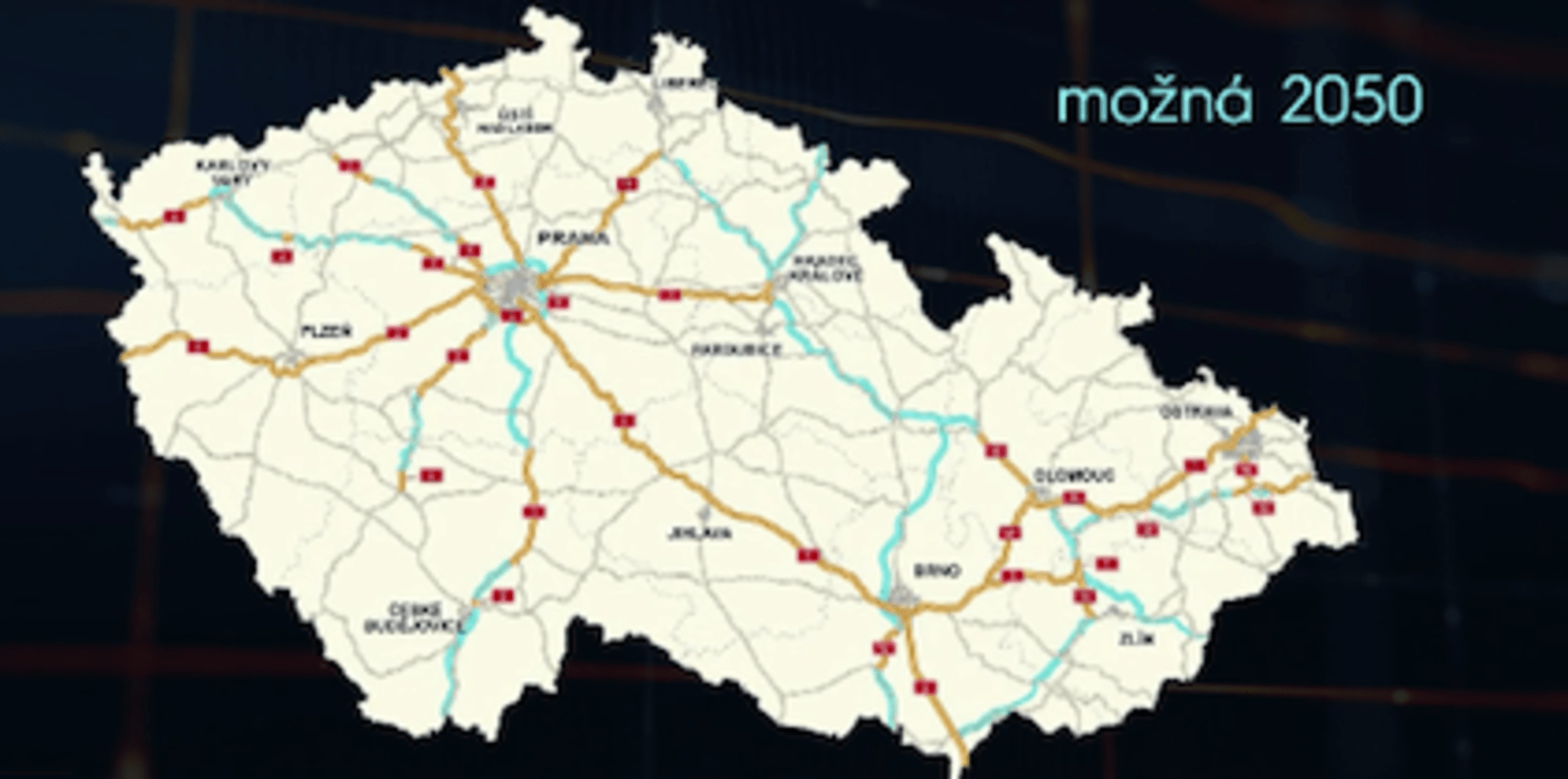 Výstavba dálnic v České republice je pomalá