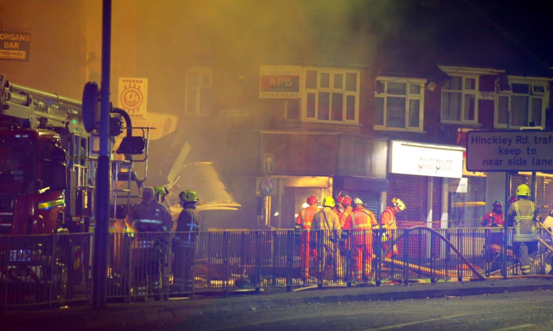 Exploze v obchodu v anglickém Leicesteru