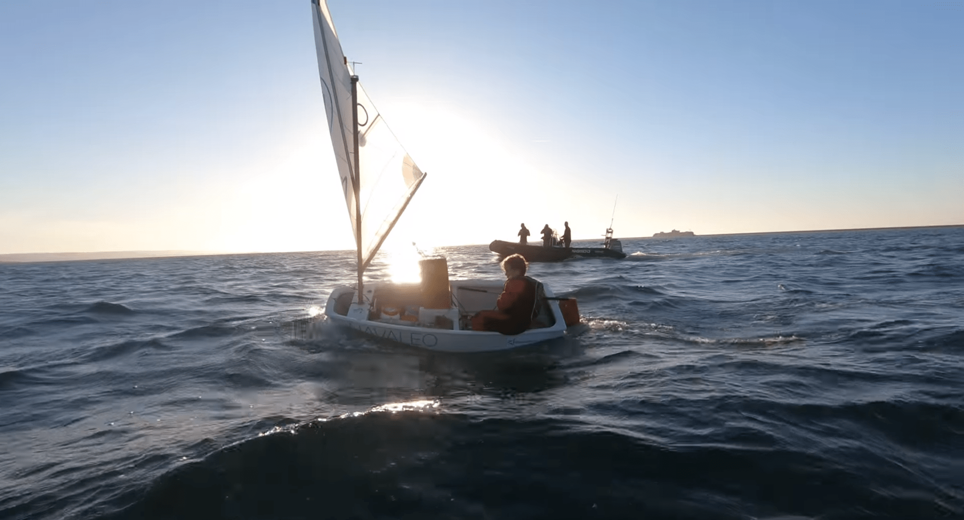 Mladý námořník překonal kanál La Manche