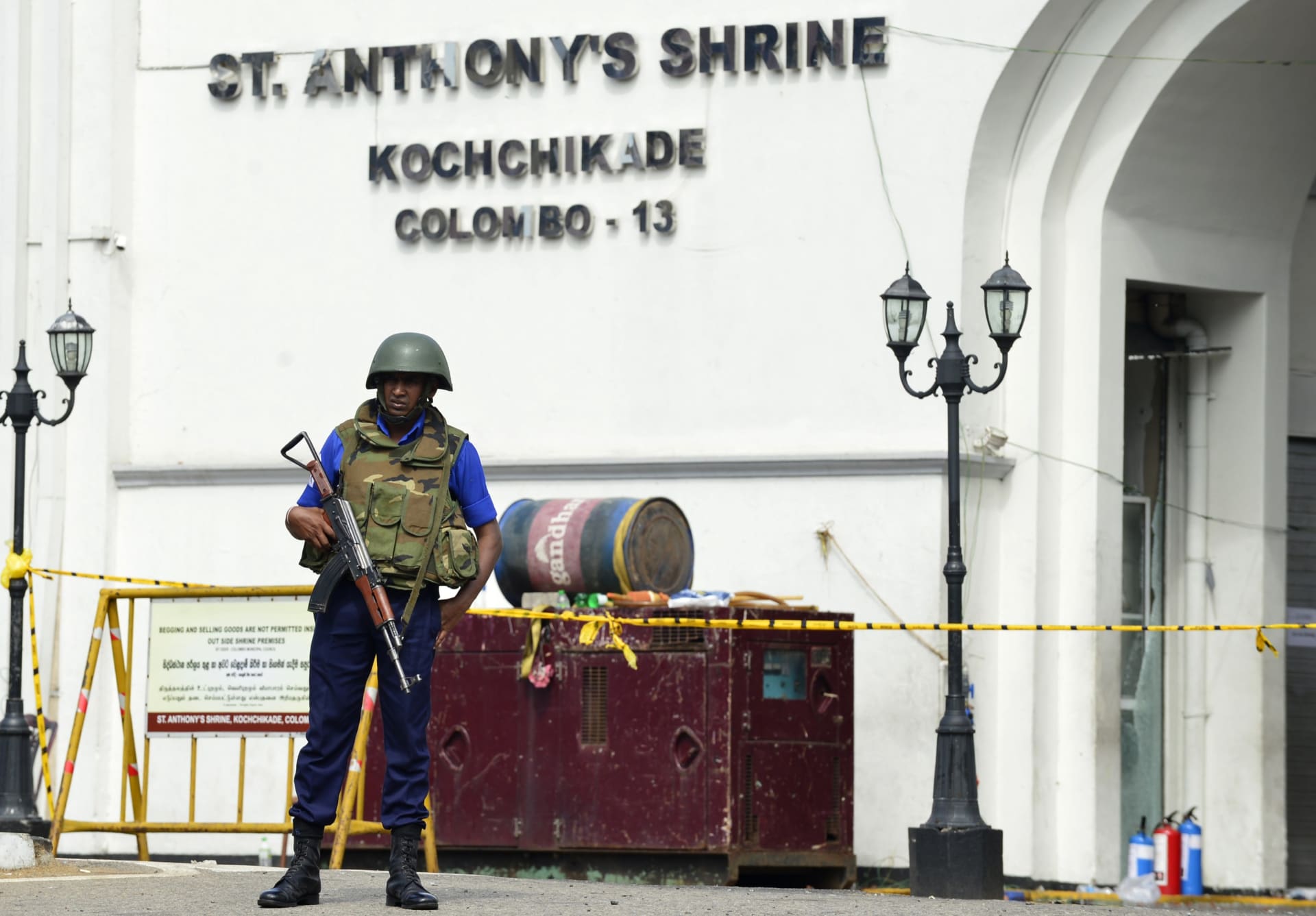 Srí Lanka teroristický útok foto AFP