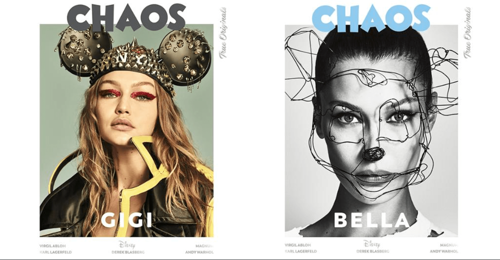 Gigi a Bella Hadid nafotily nové fotky pro Chaos magazín