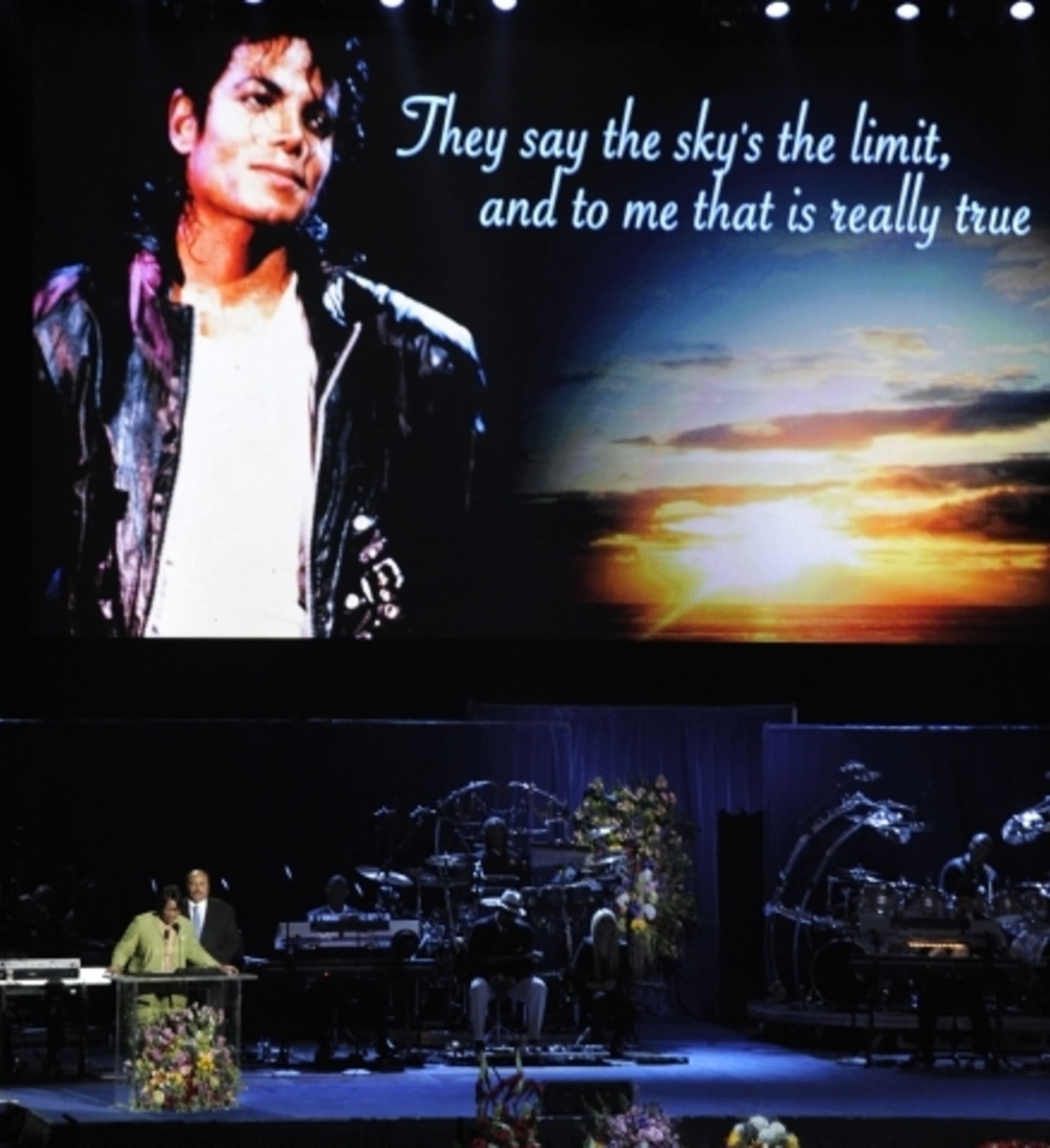 Vzpomínkový večer po smrti Michaela Jacksona v Los Angeles