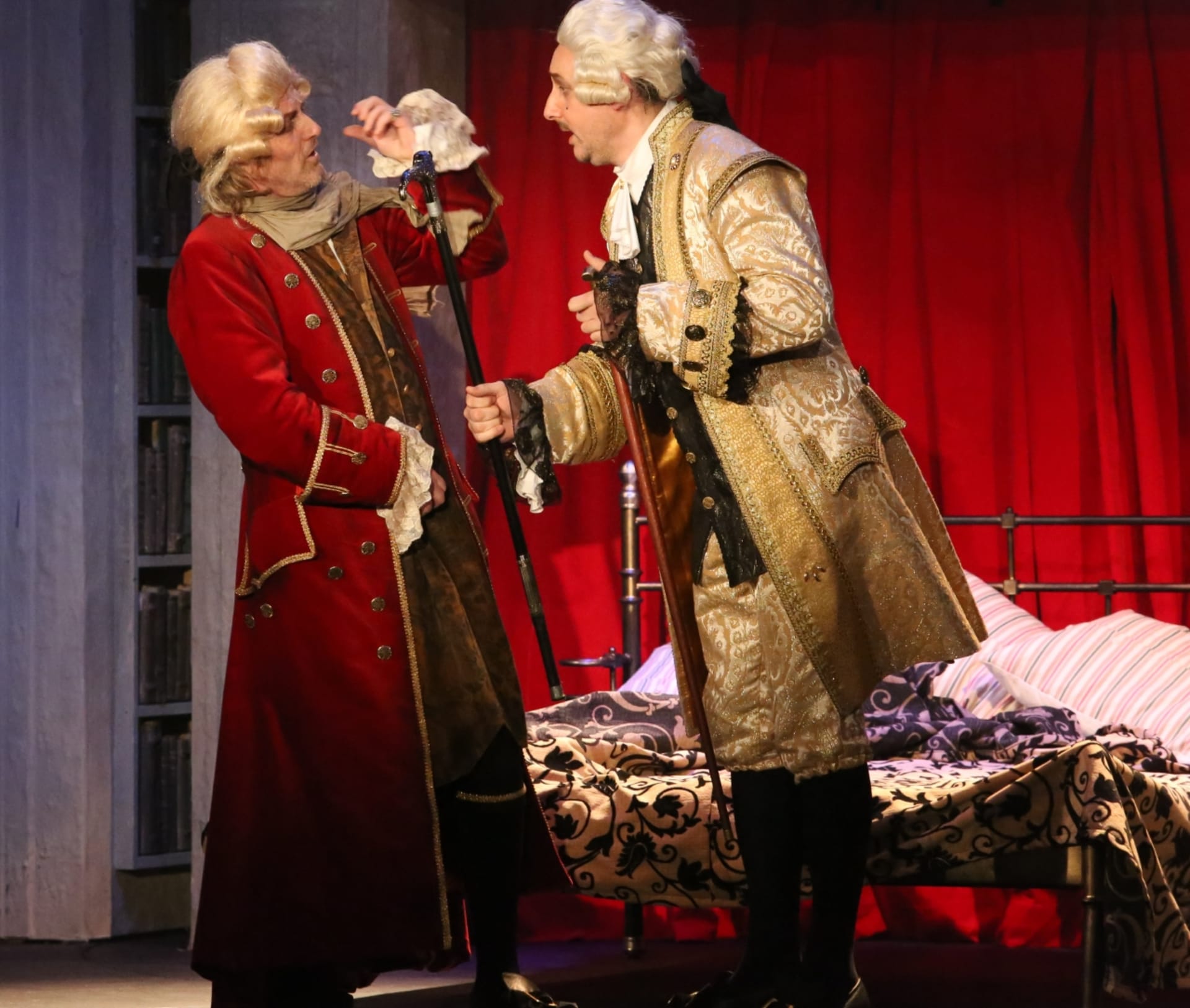 Josef Vojtek (vlevo) a Marian Vojtko muzikálu Casanova v divadle Broadway