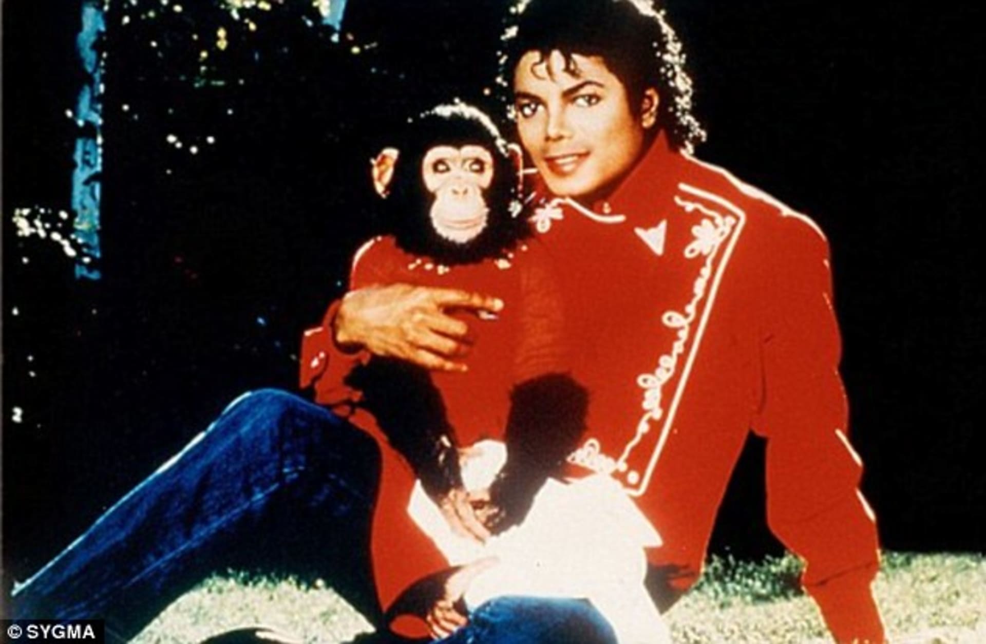 Michael Jackson se svým milovaným mazlíčkem