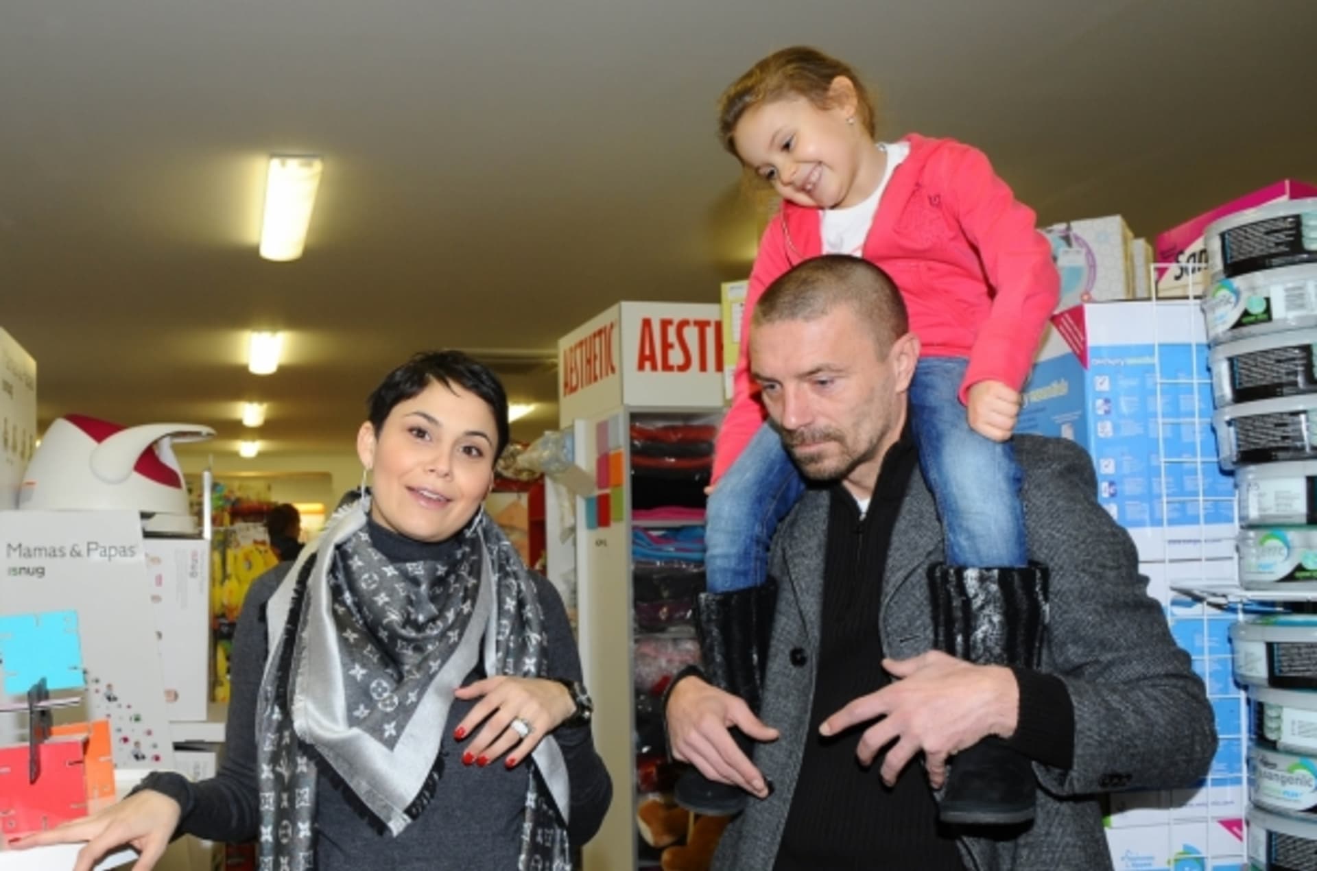 Tomáš Řepka s Viktorkou a Vlaďkou Erbovou