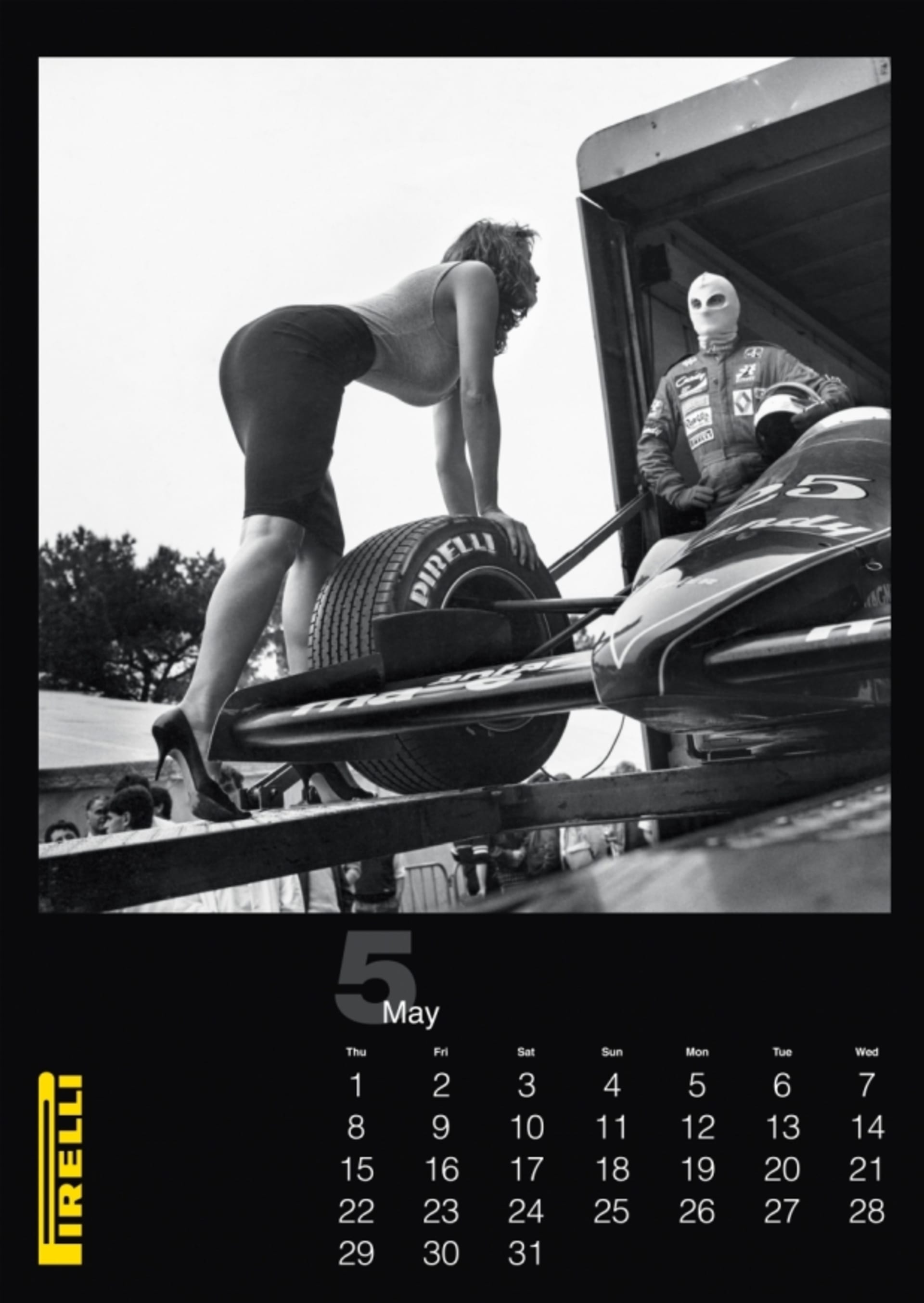 Kalendář Pirelli pro rok 2014.  - Obrázek 1
