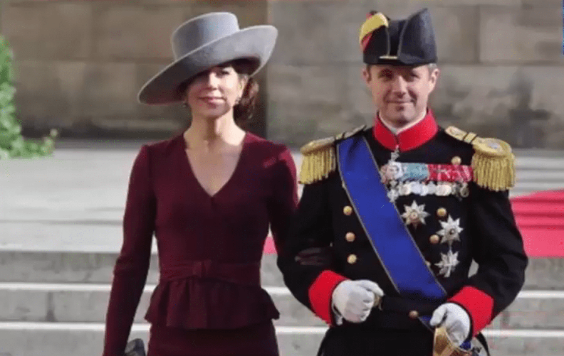 Dánský korunní princ Frederik se svojí ženou