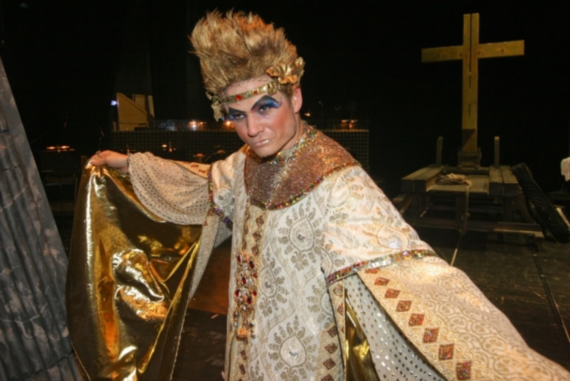 Ondřej Brzobohatý v kostýmu krále Heroda